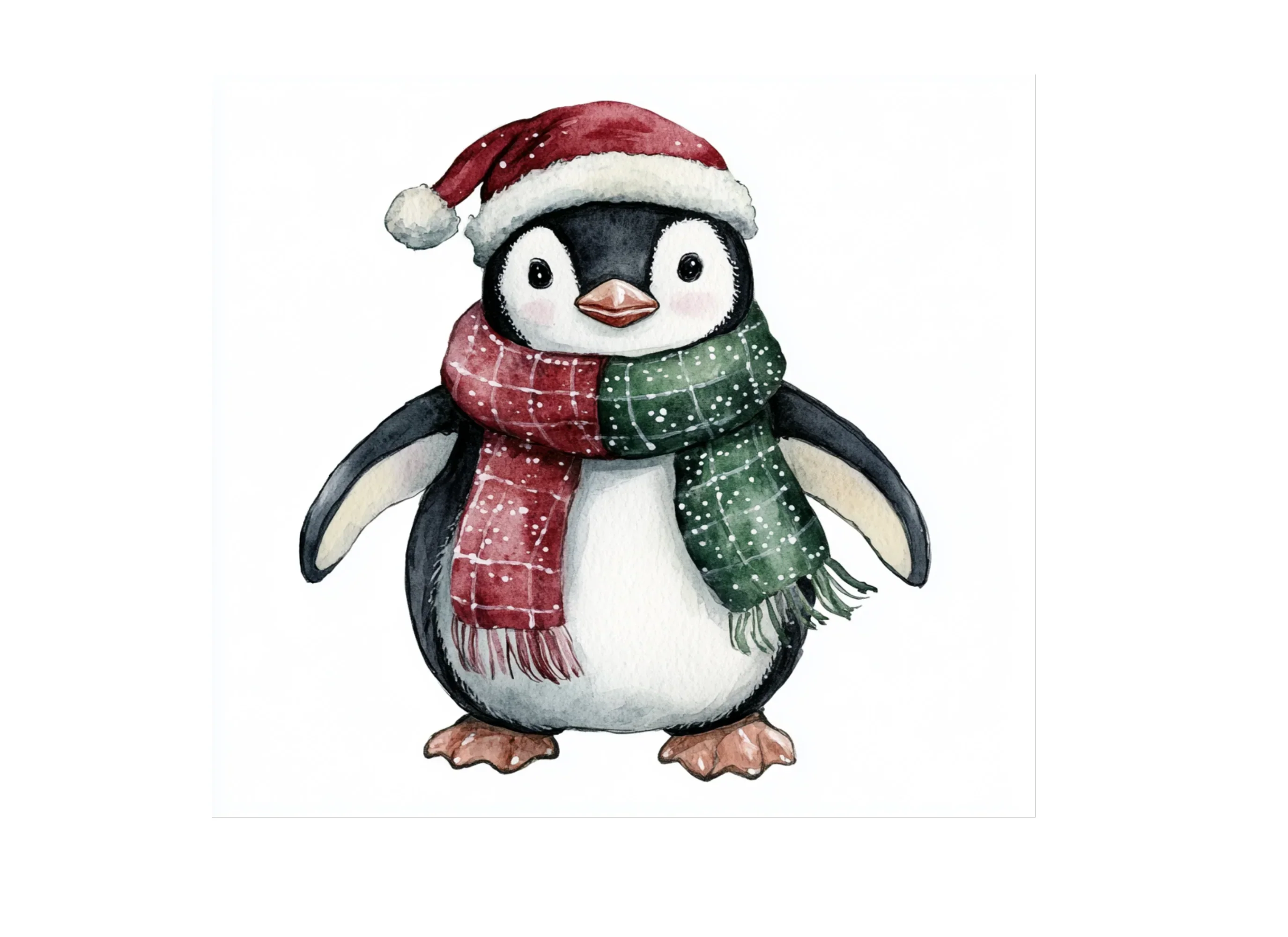 Christmas Penguin Clipart Bundle - Image 2