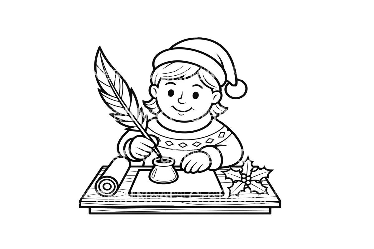 Christmas Preparations Coloring Books - Image 2