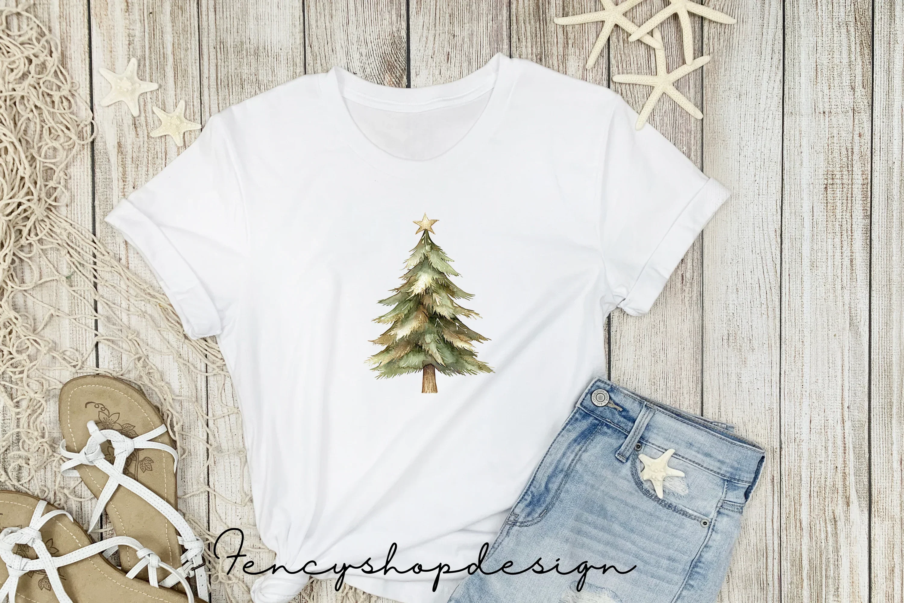 Christmas Tree Clipart Bundle - Image 5