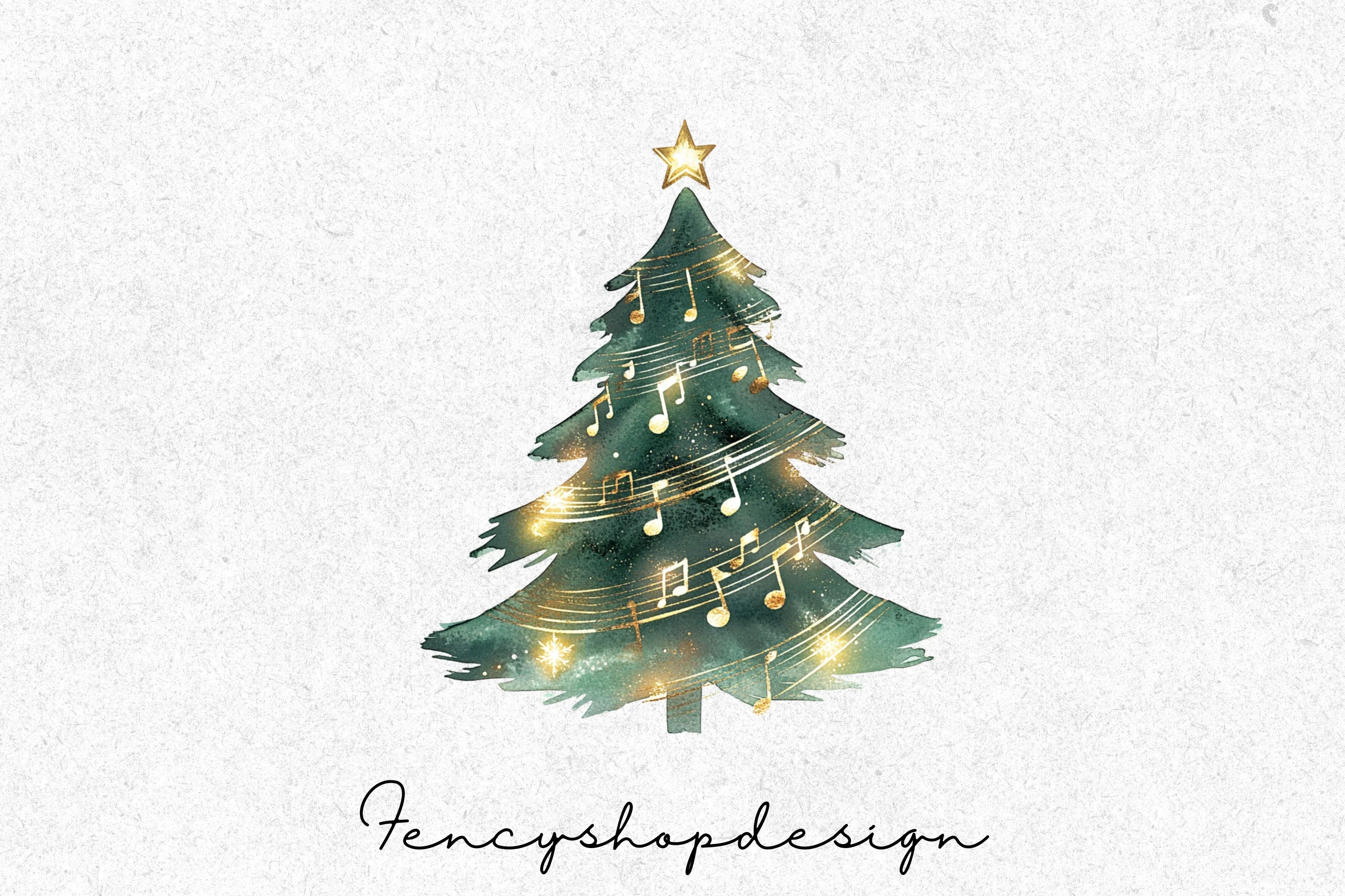 Christmas Tree Clipart Bundle - Image 3