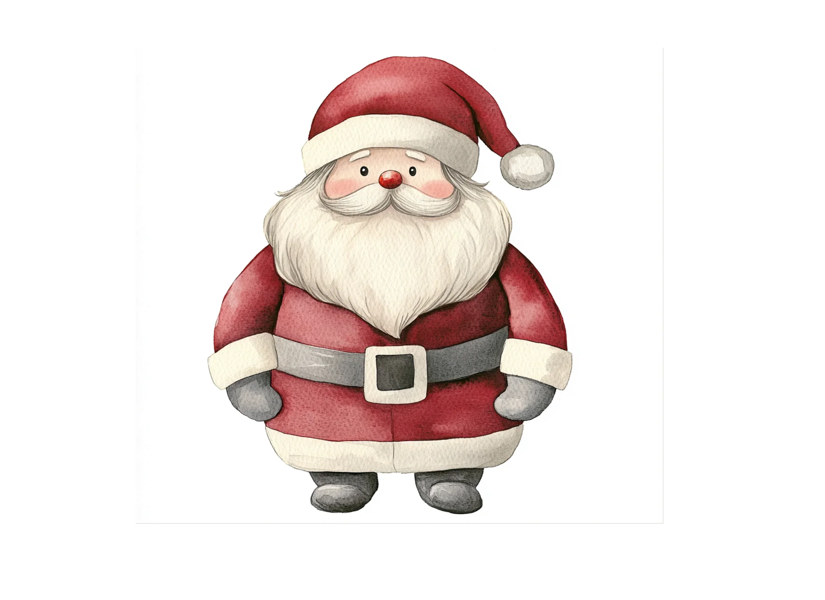 Chubby Santa Claus Clipart Bundle - Image 3