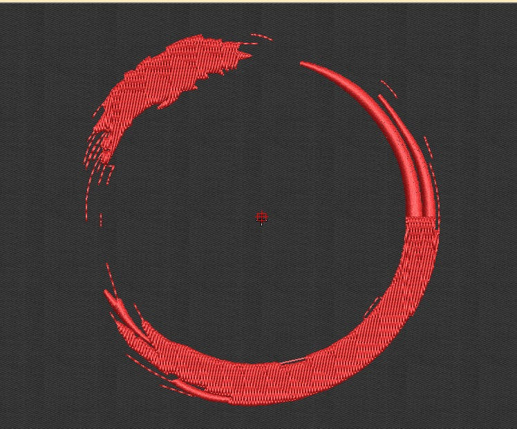 Circle Embroidery Design