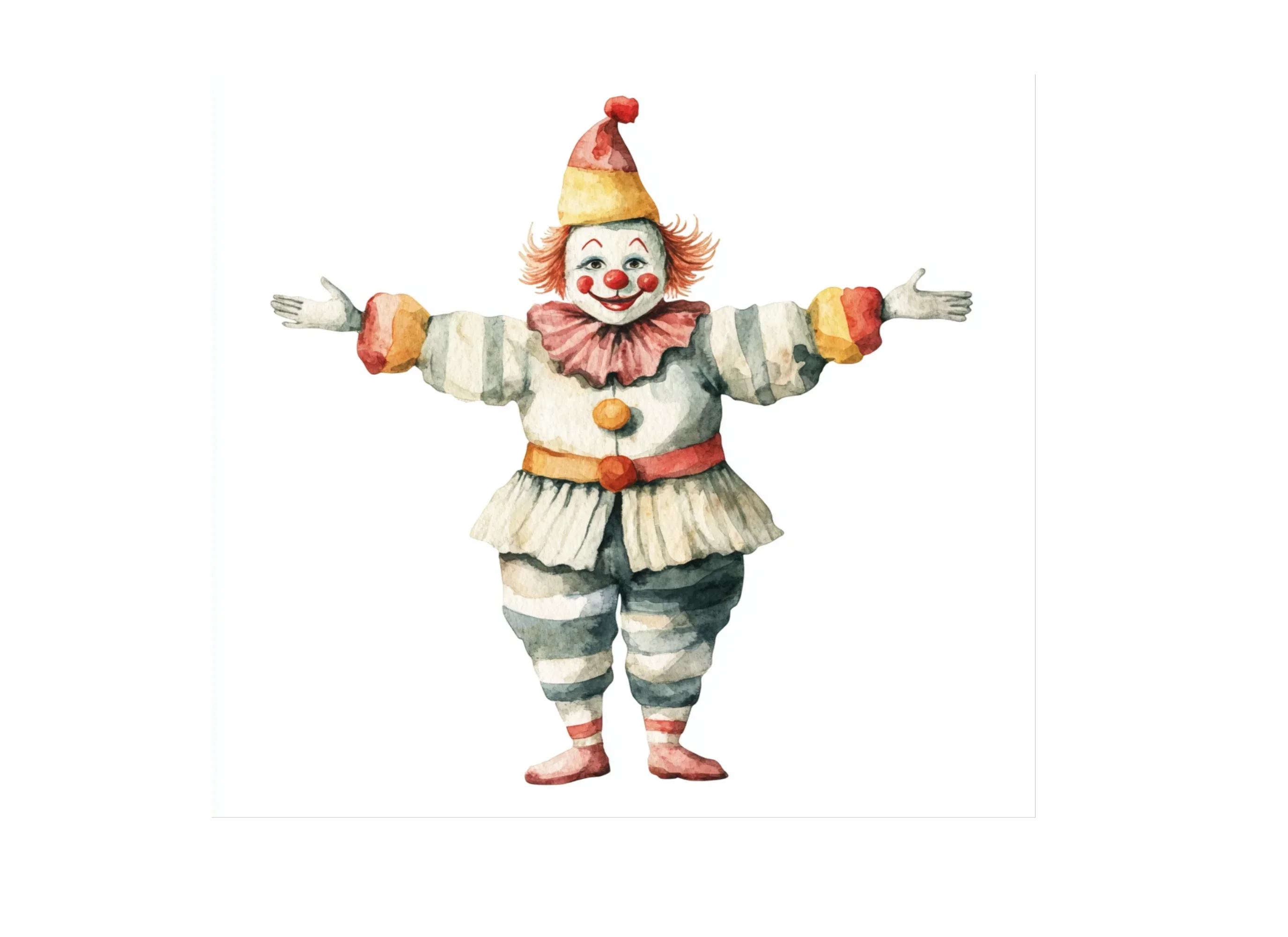 Circus Clowns Clipart Bundle - Image 3