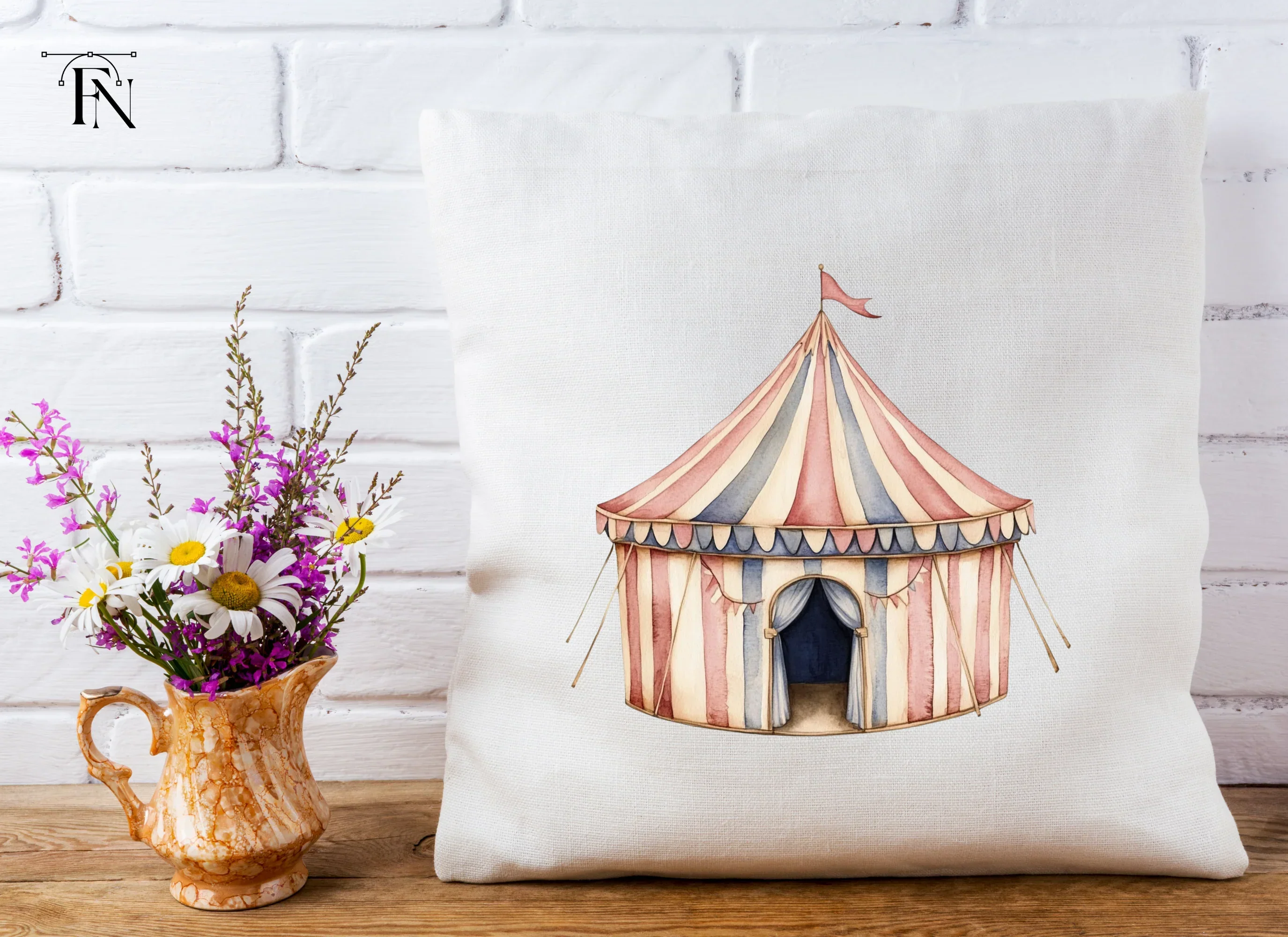 Circus Tent Clipart Bundle - Image 5
