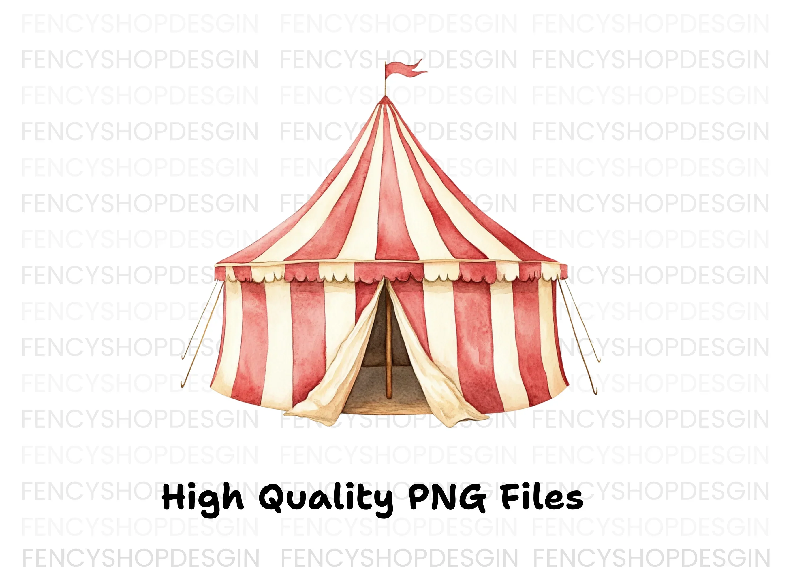 Circus Tent Clipart Bundle - Image 2