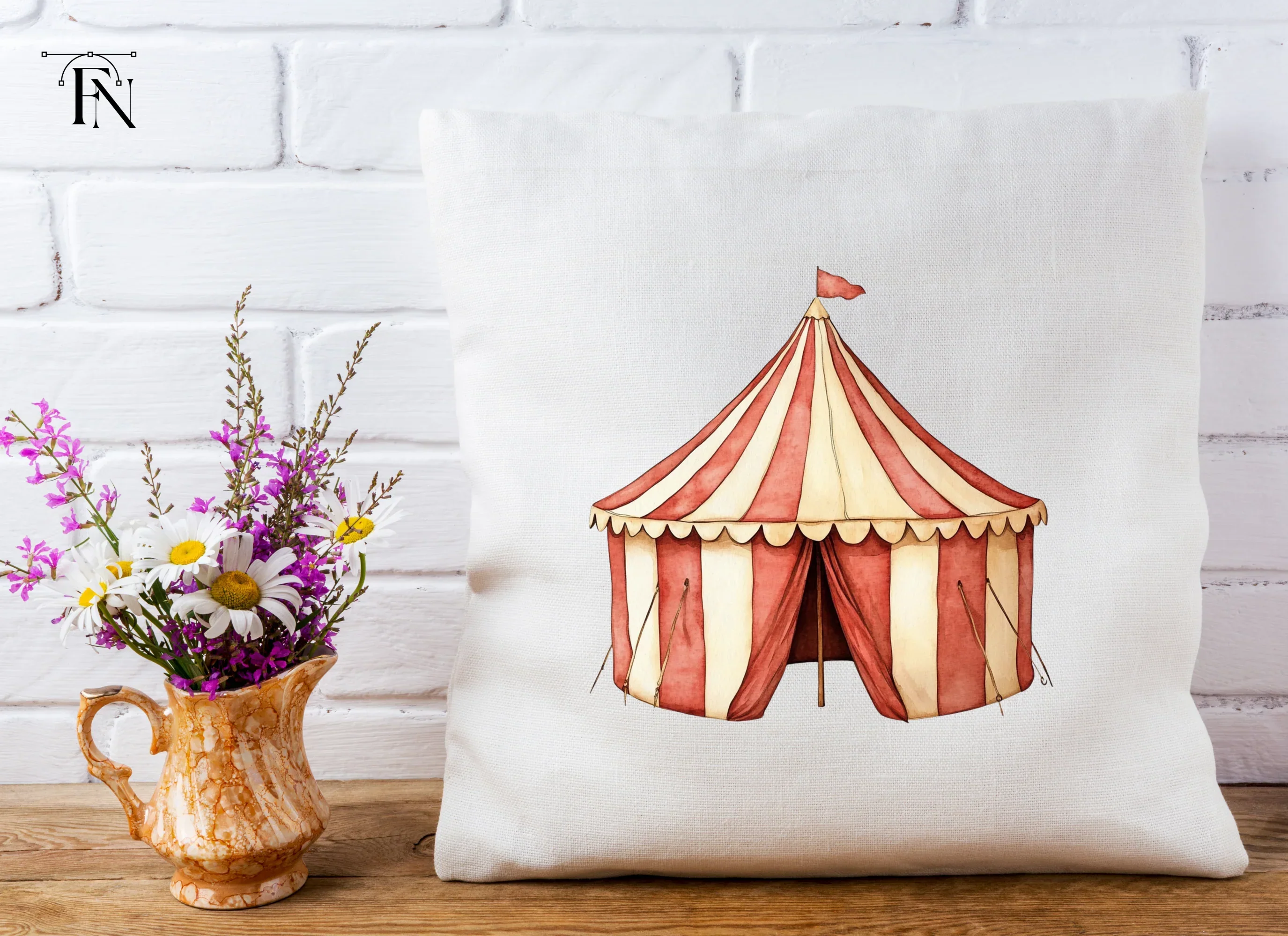 Circus Tent Clipart Bundle - Image 4