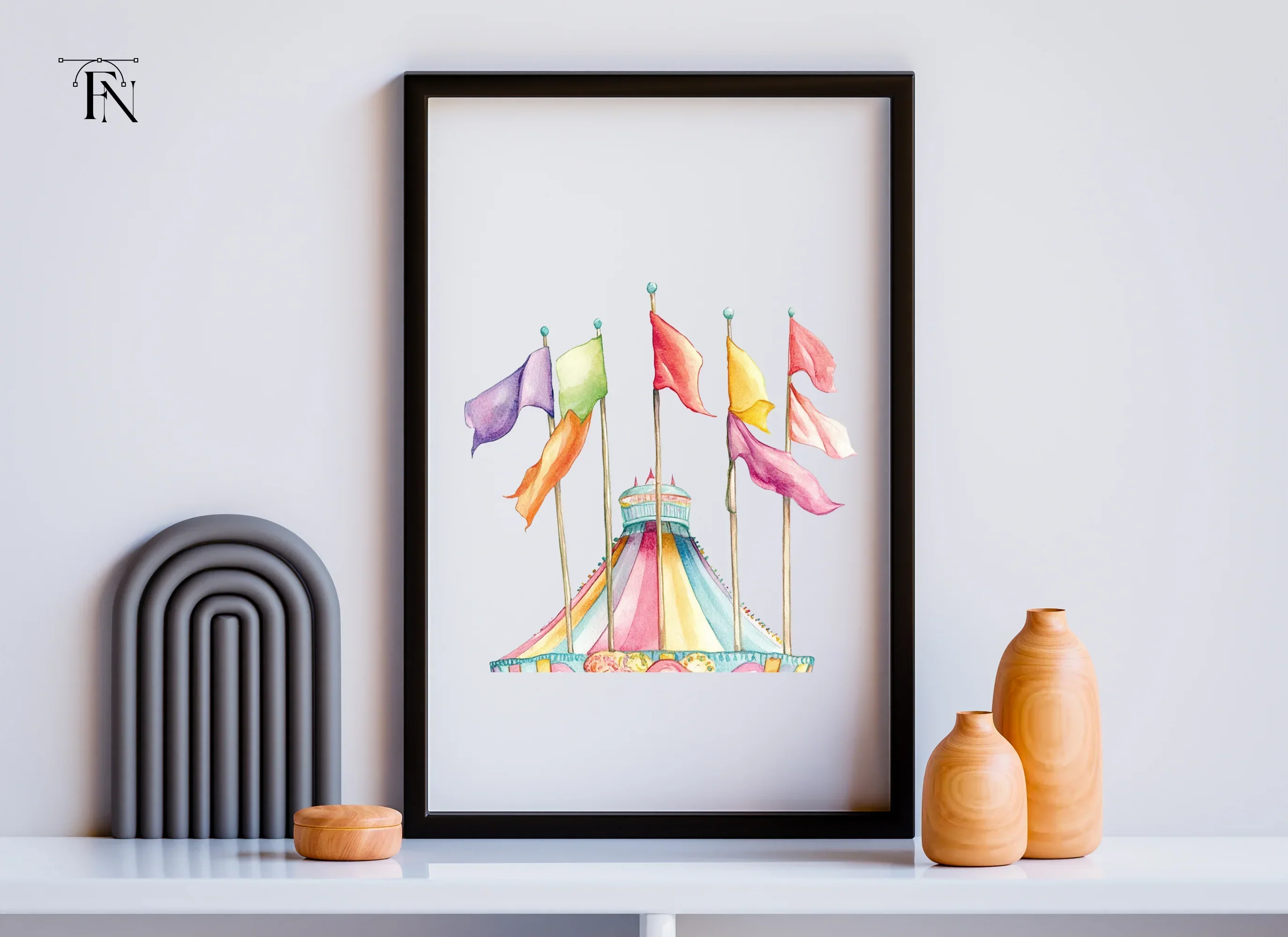 Circus Tent Clipart Bundle - Image 6