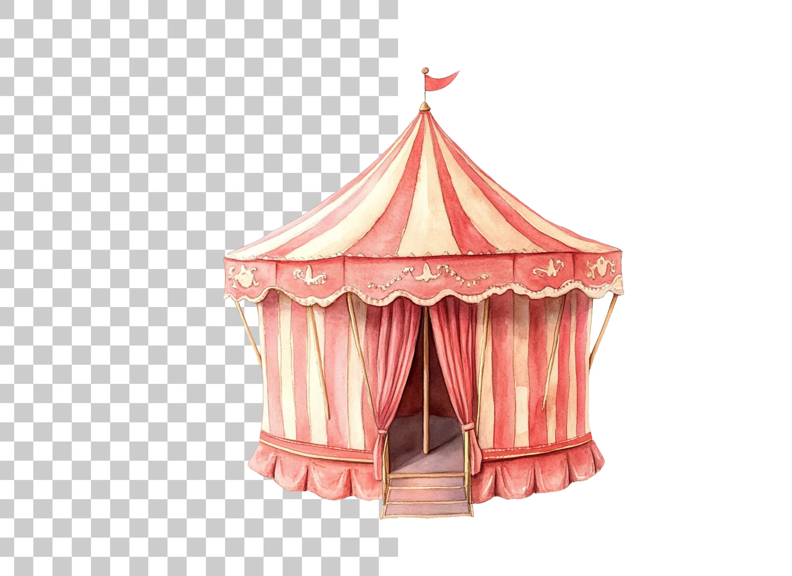 Circus Tent Clipart Bundle - Image 2
