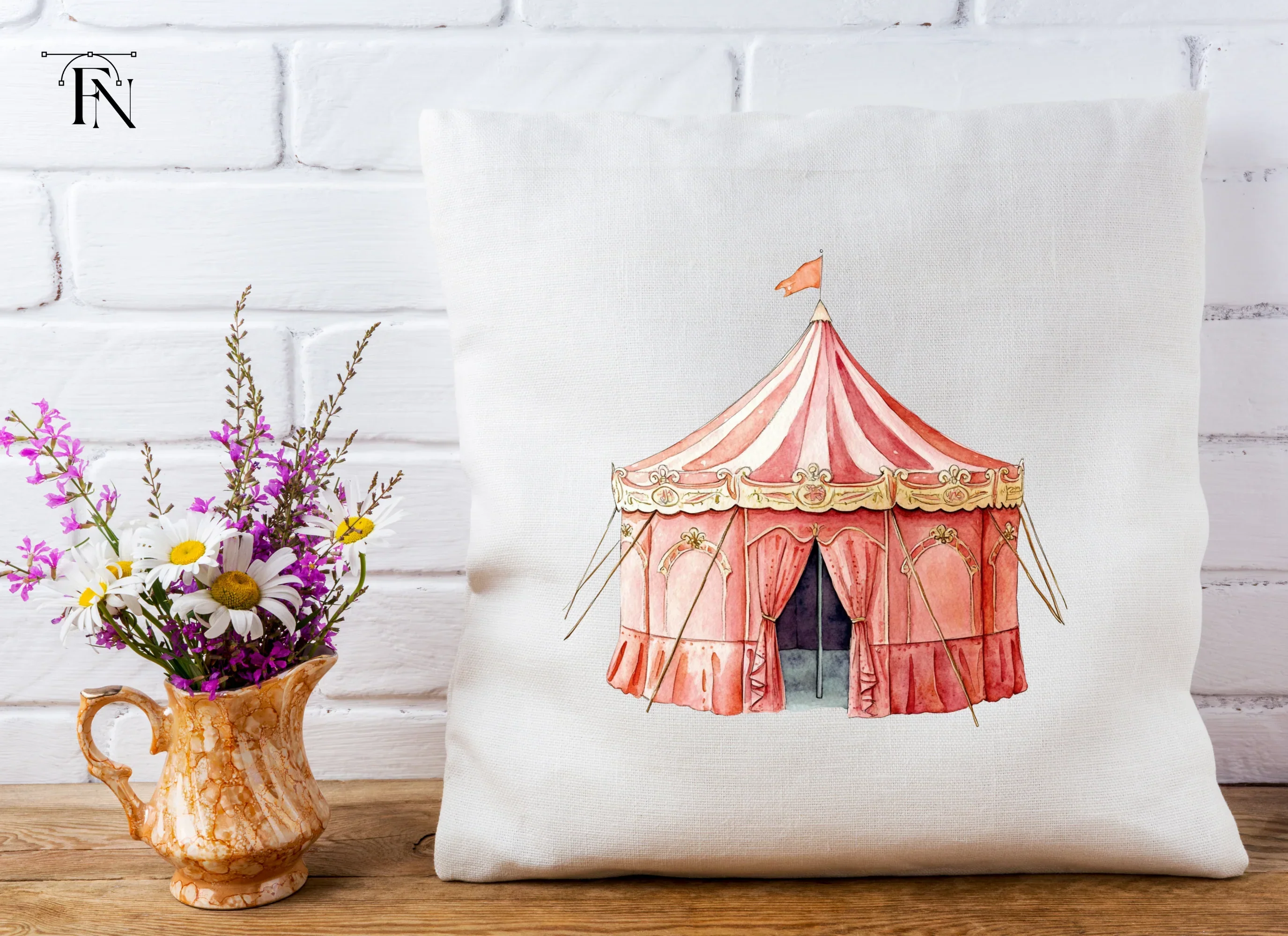 Circus Tent Clipart Bundle - Image 5