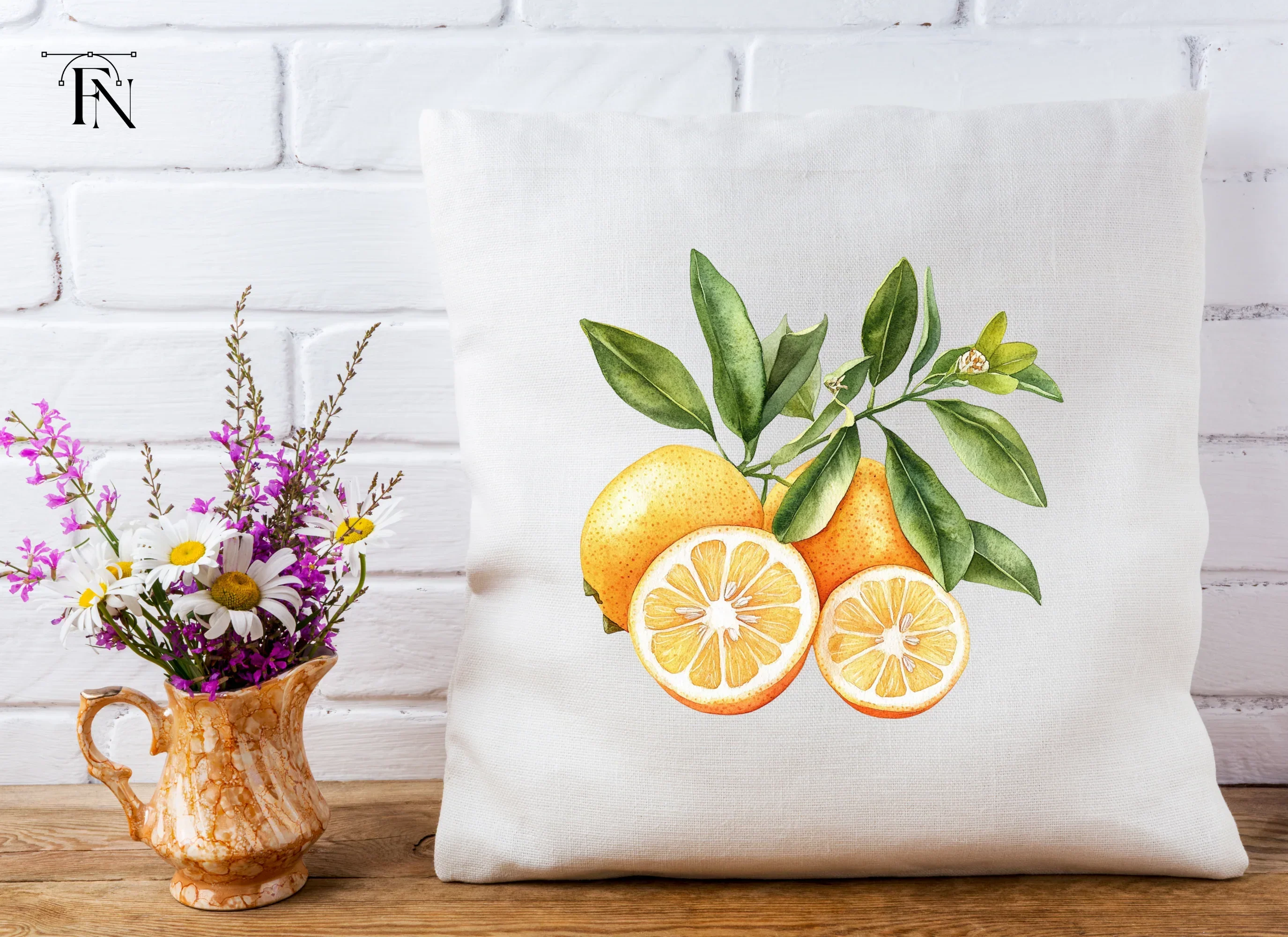 Citrus Fruit Clipart Bundle - Image 4