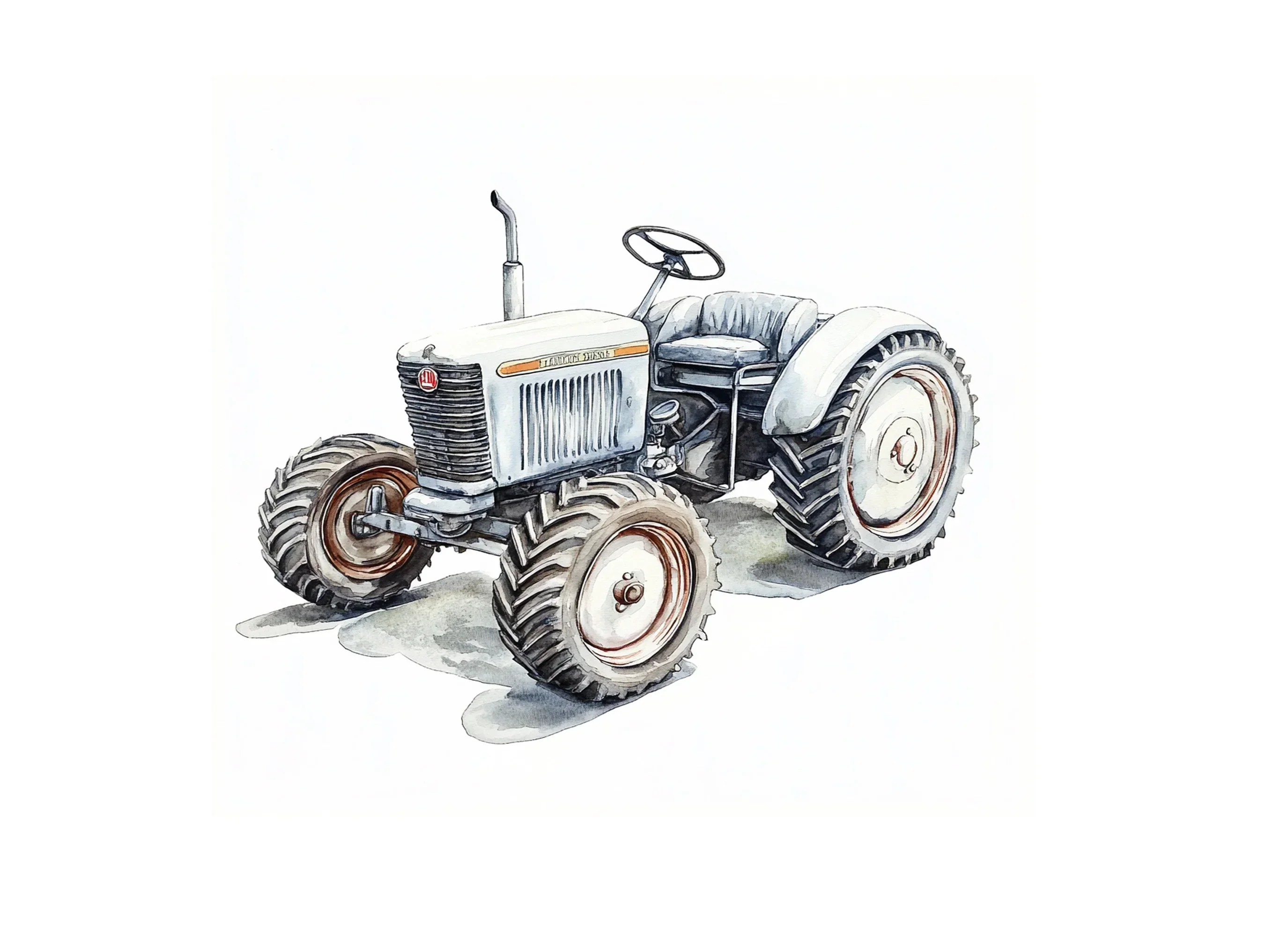 Classic Farm Tractor Clipart Bundle - Image 3