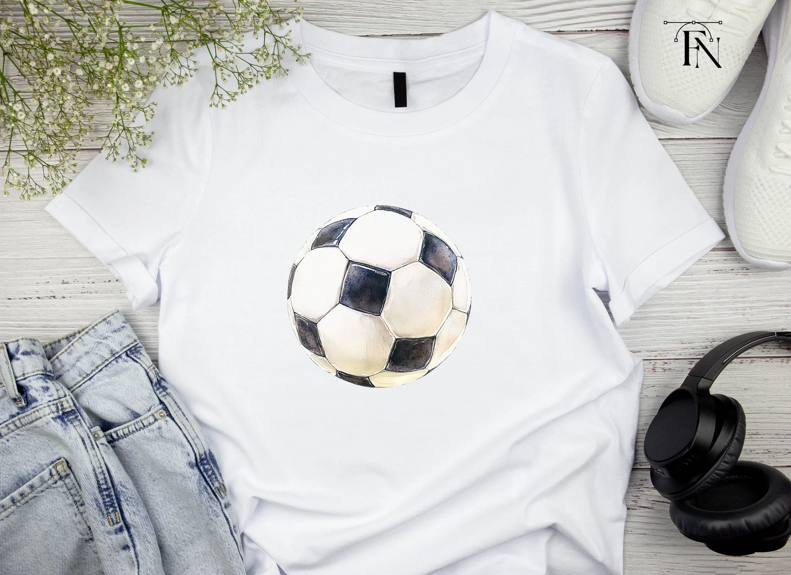 Classic Soccer Ball Clipart Bundle - Image 5