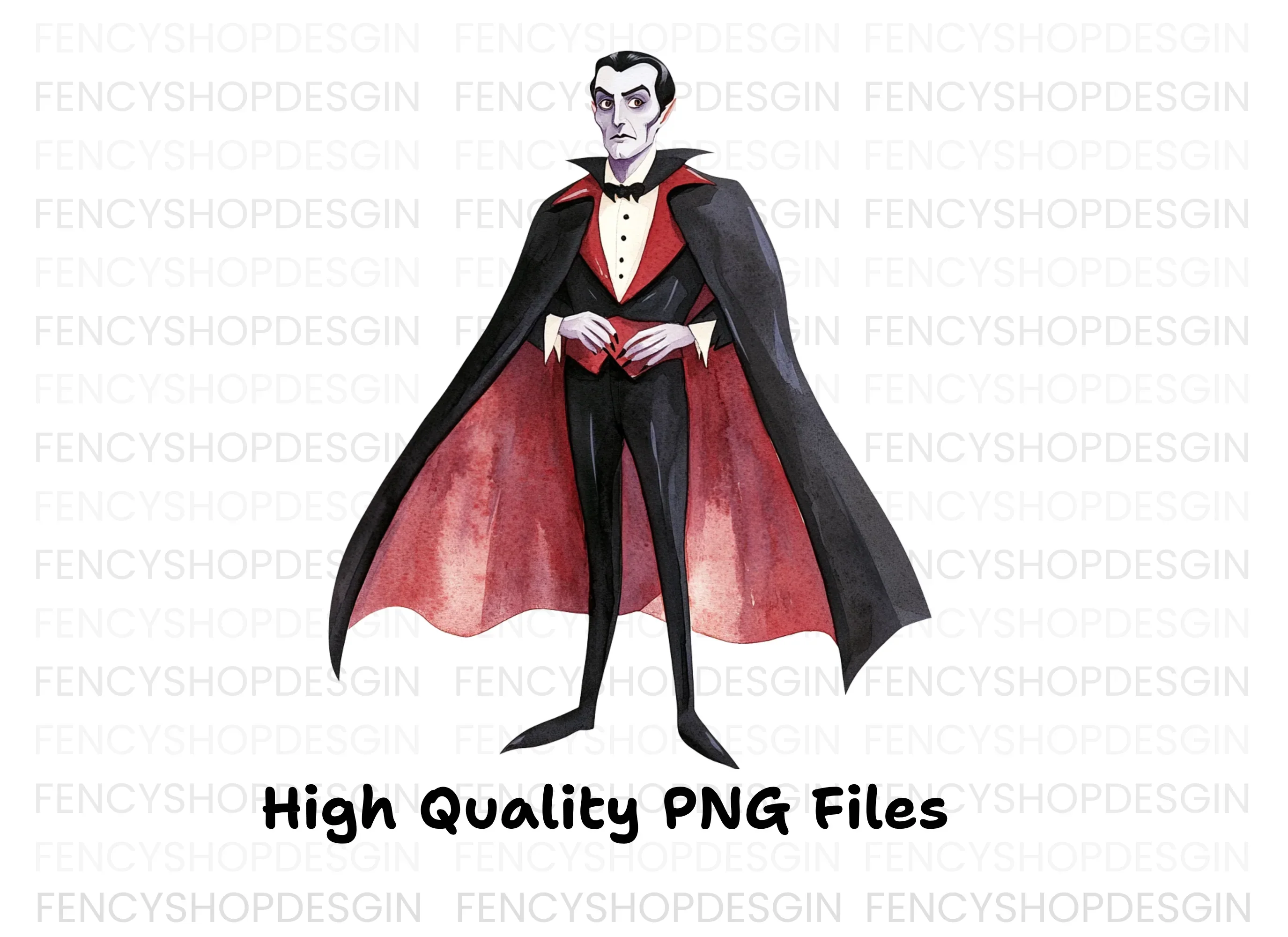 Classic Vampire Clipart Bundle - Image 3