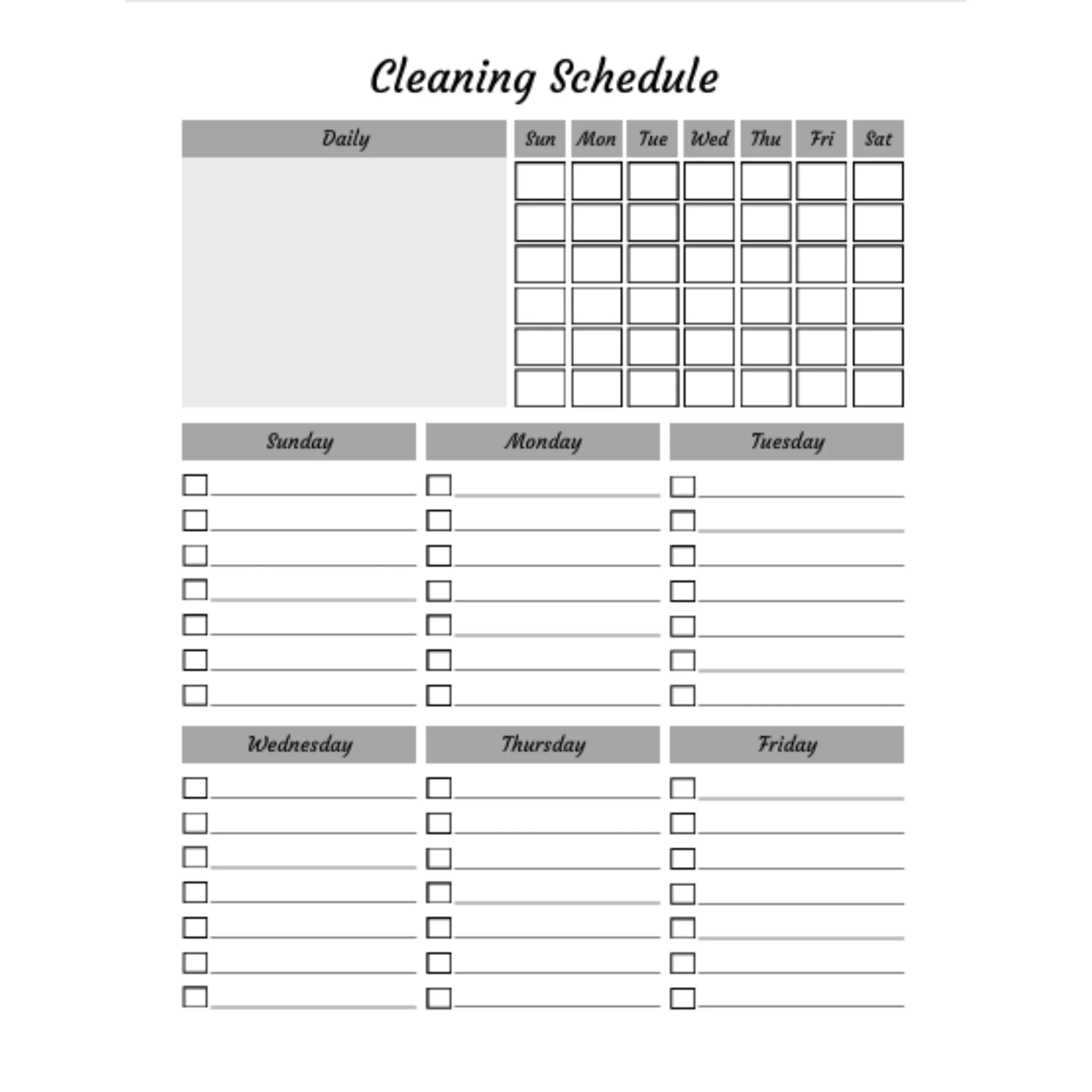 Cleaning Planner Bundle - Image 2