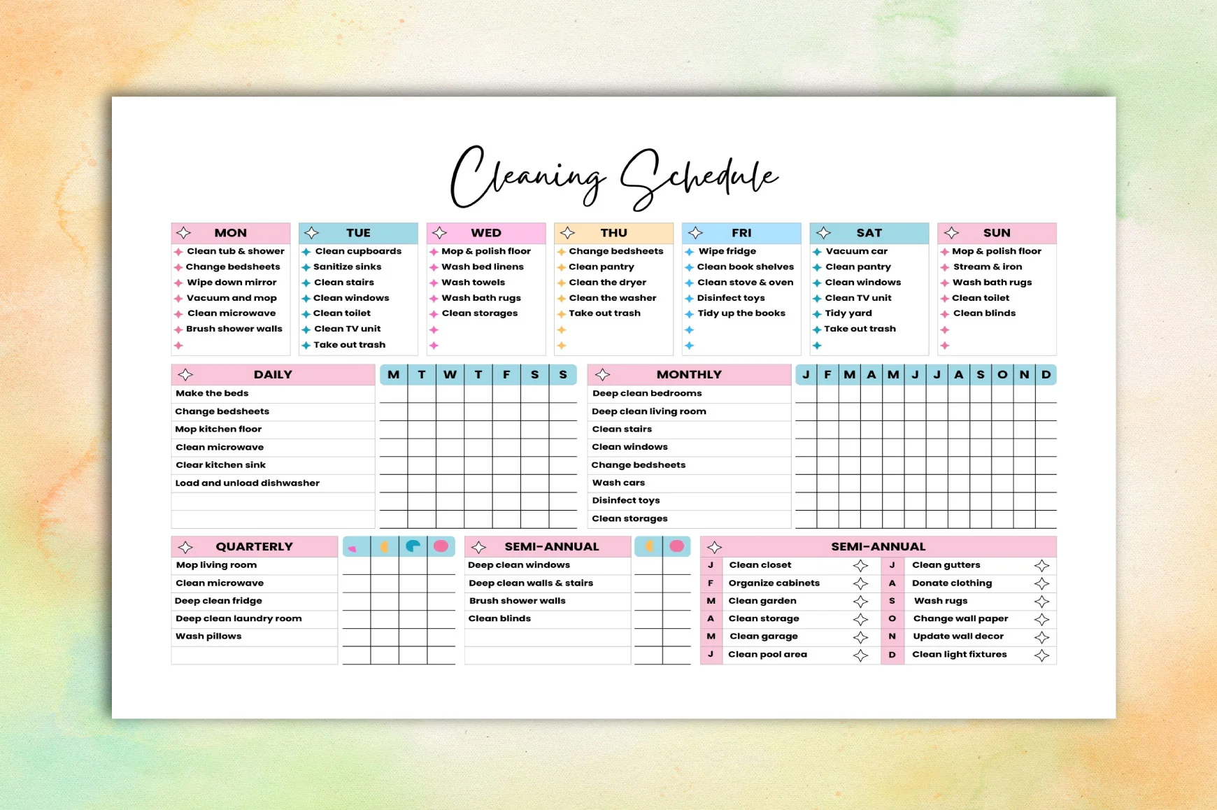 Cleaning Schedule Planner - Image 4
