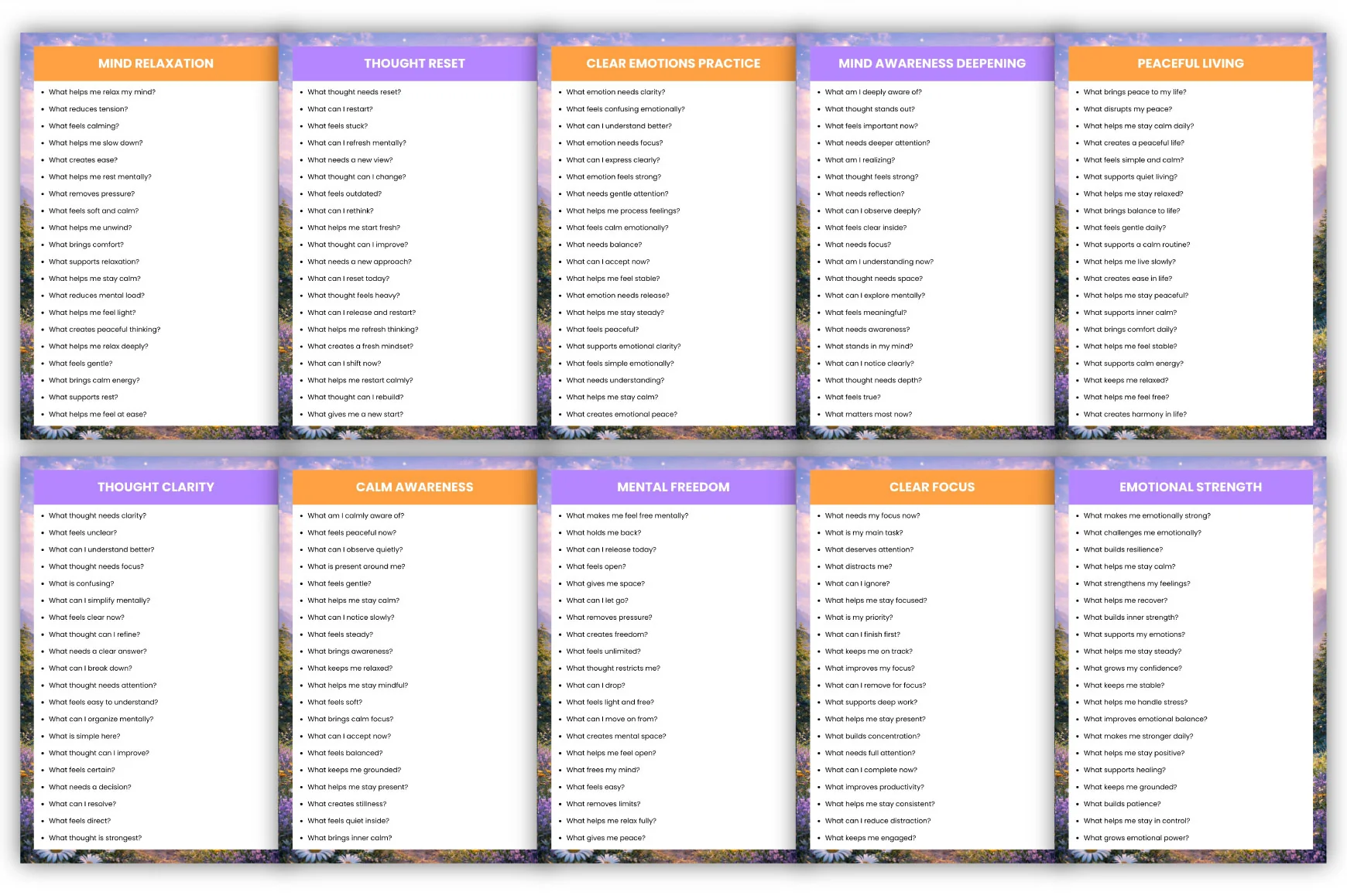 Clear Mind Prompts - Image 6