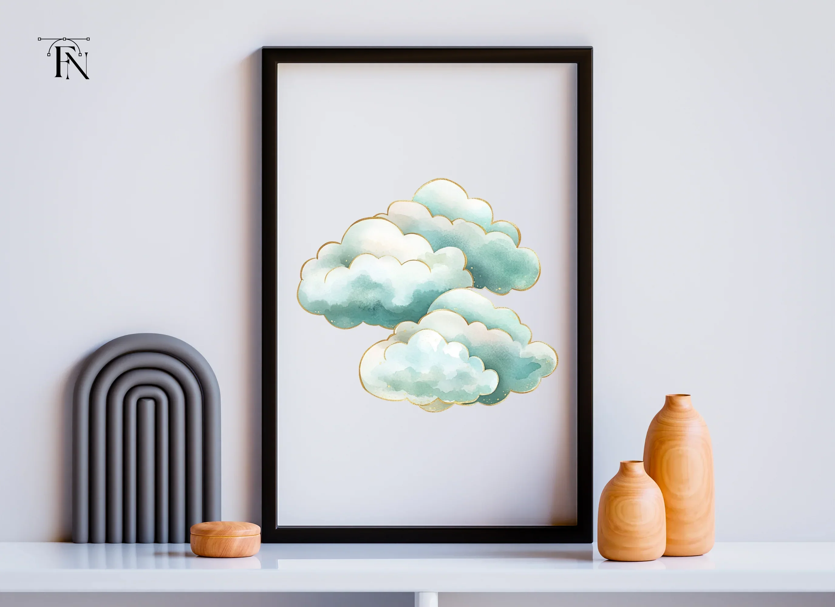 Clouds Clipart Bundle - Image 3