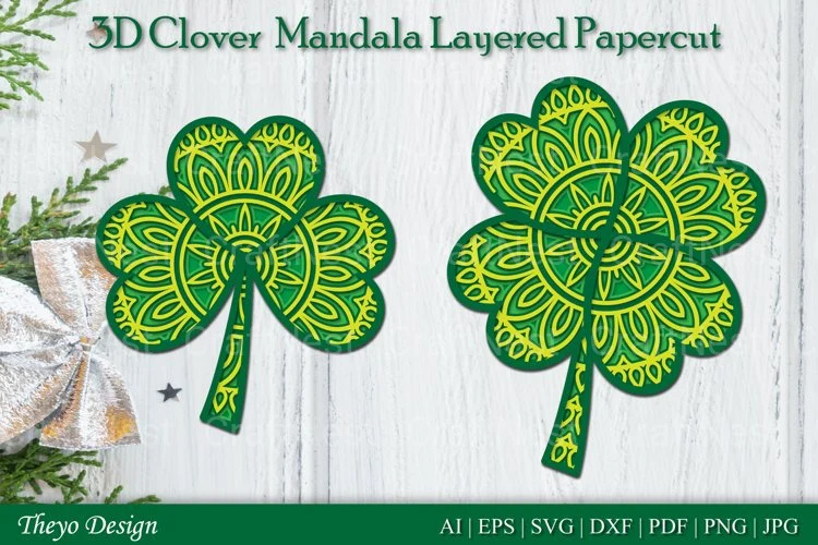 Clover Mandala SVG Bundle - Image 2