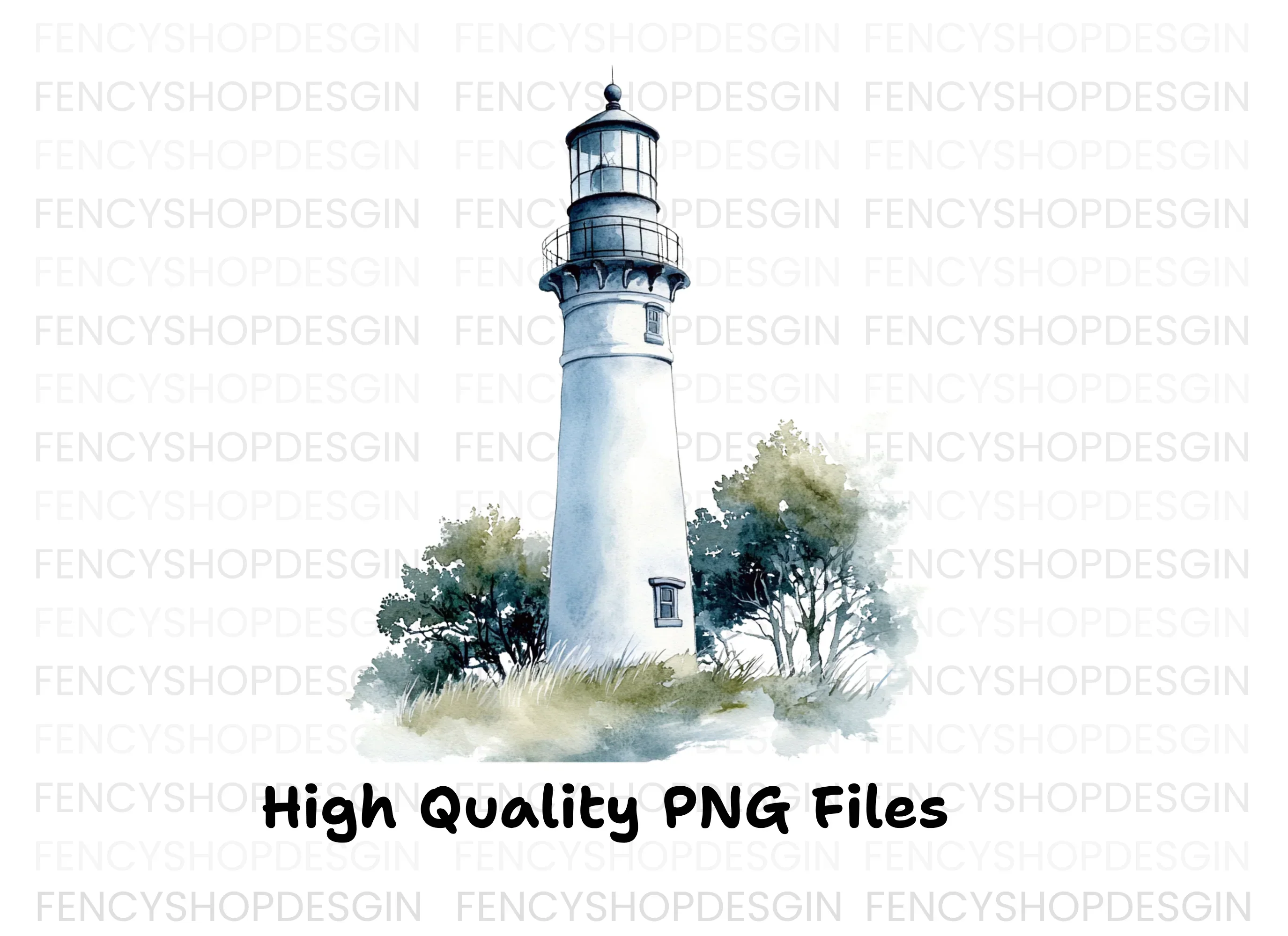 Coastal Lighthouse Clipart Bundle - Image 2