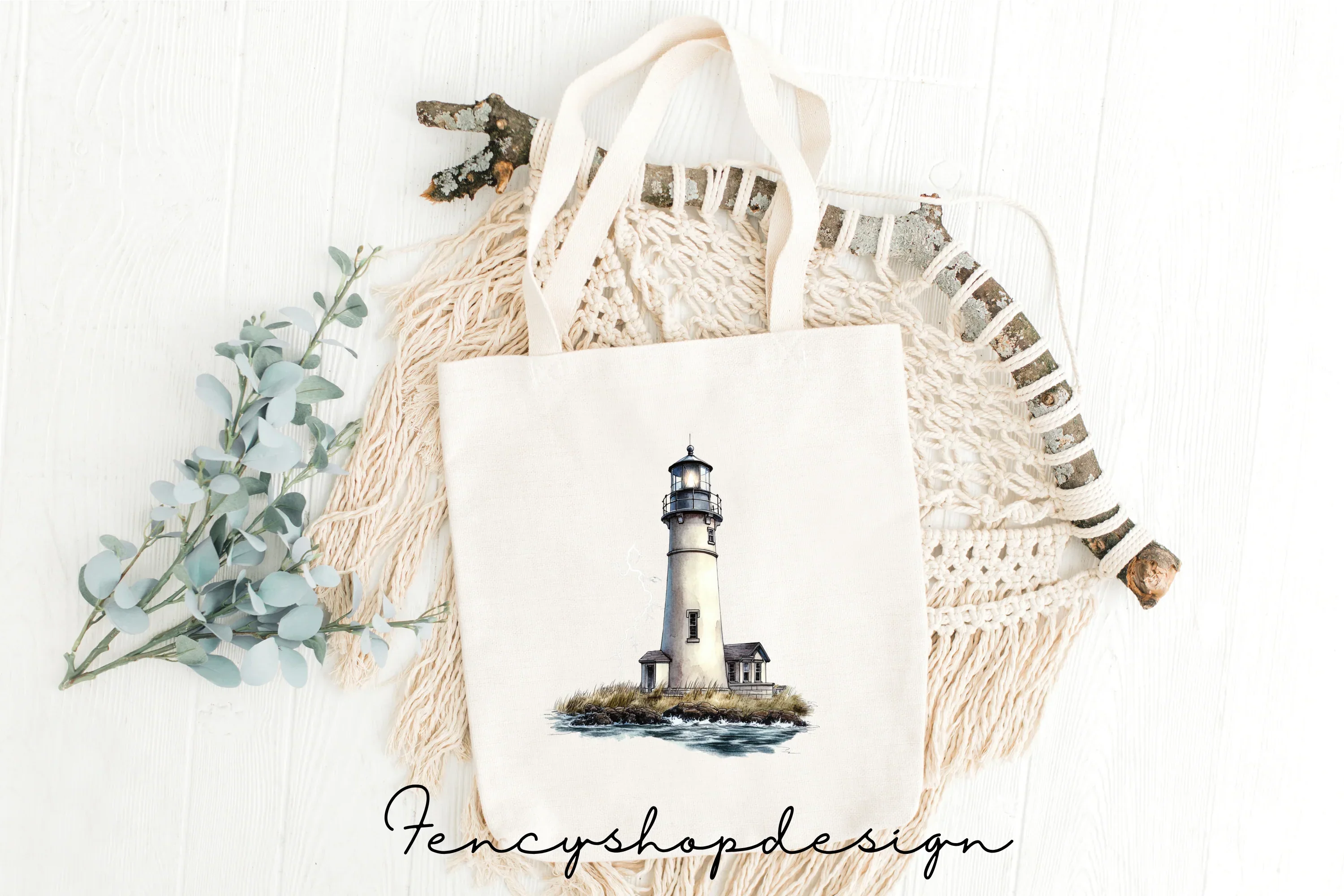 Coastal Lighthouse Clipart Bundle - Image 8