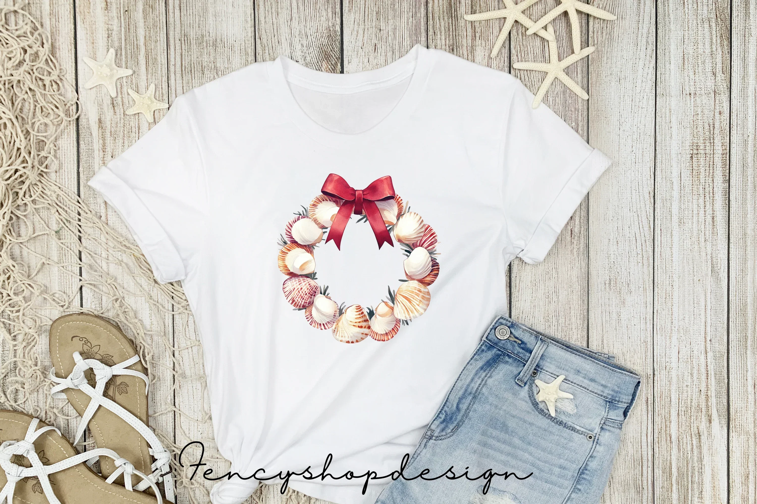 Coastal Seashells Clipart Bundle - Image 5