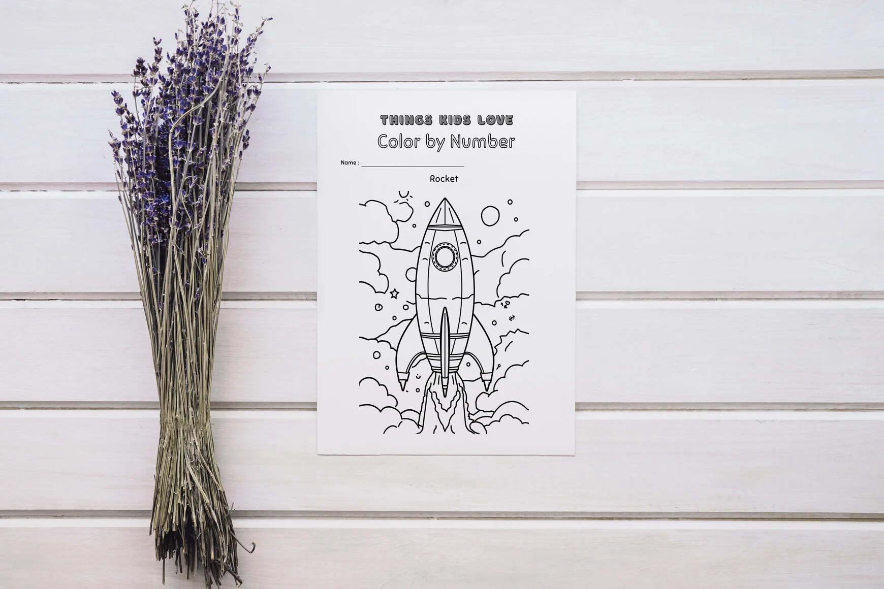 Color By Number Worksheets For Kids Book - Image 3