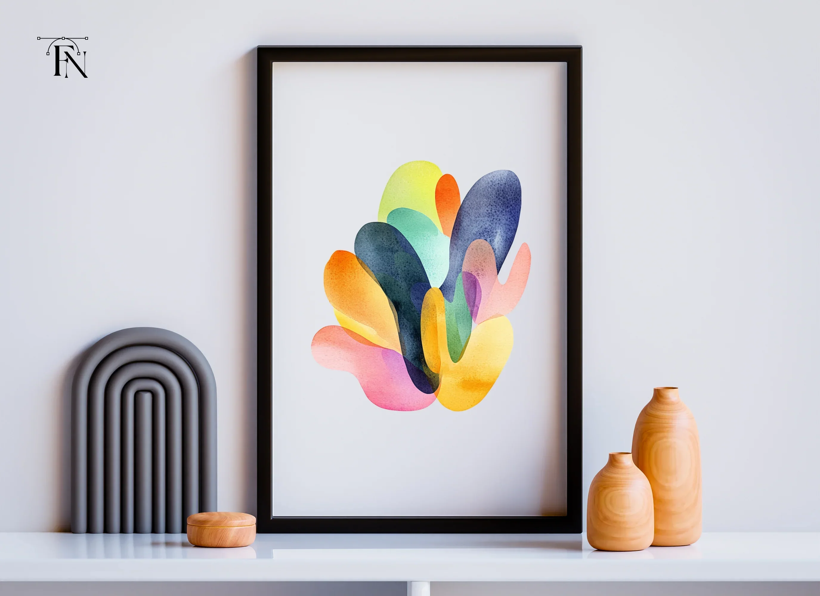 Colorful Abstract Blob Clipart Bundle - Image 6