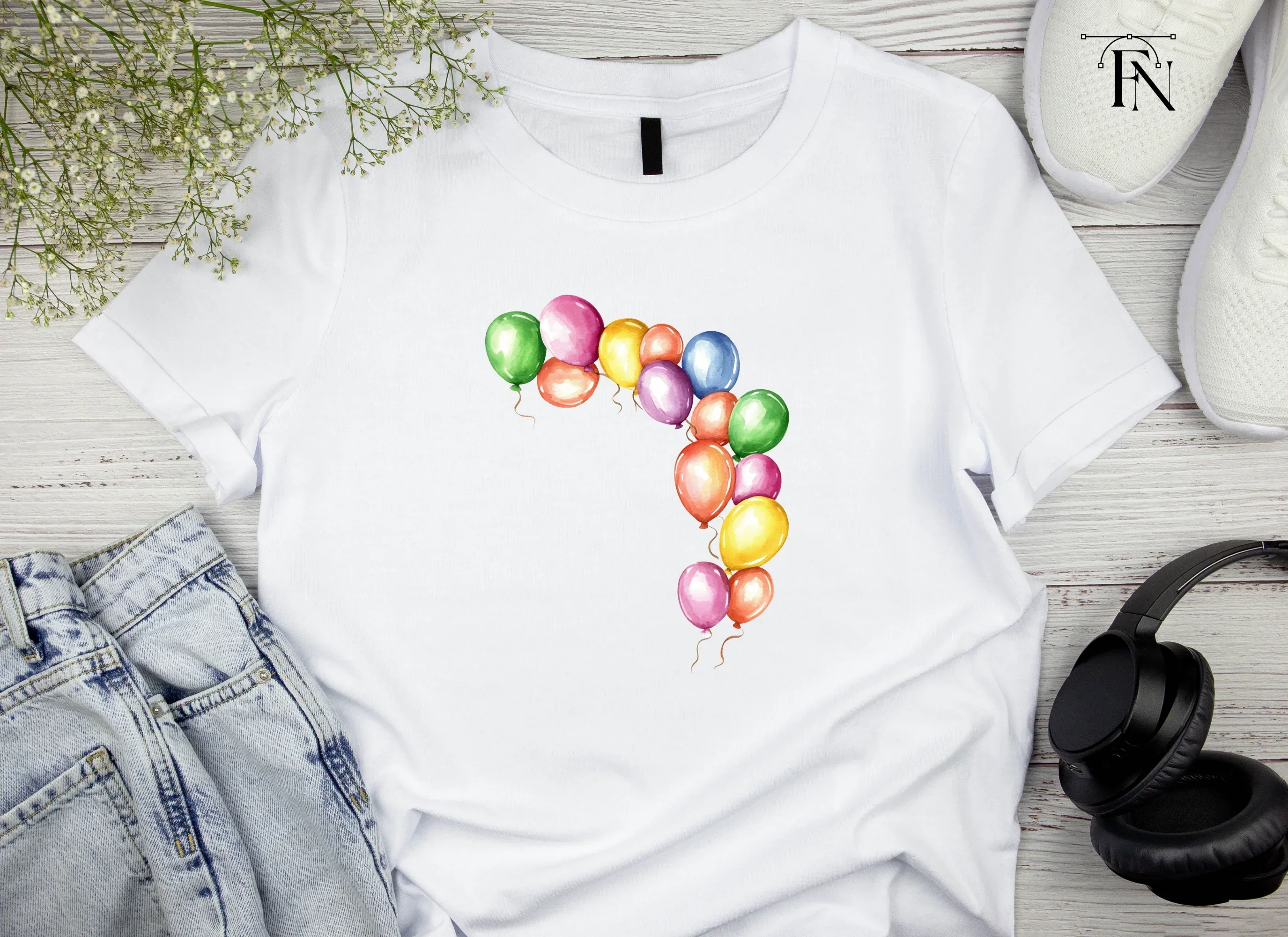 Colorful Balloon Arch Clipart Bundle - Image 4
