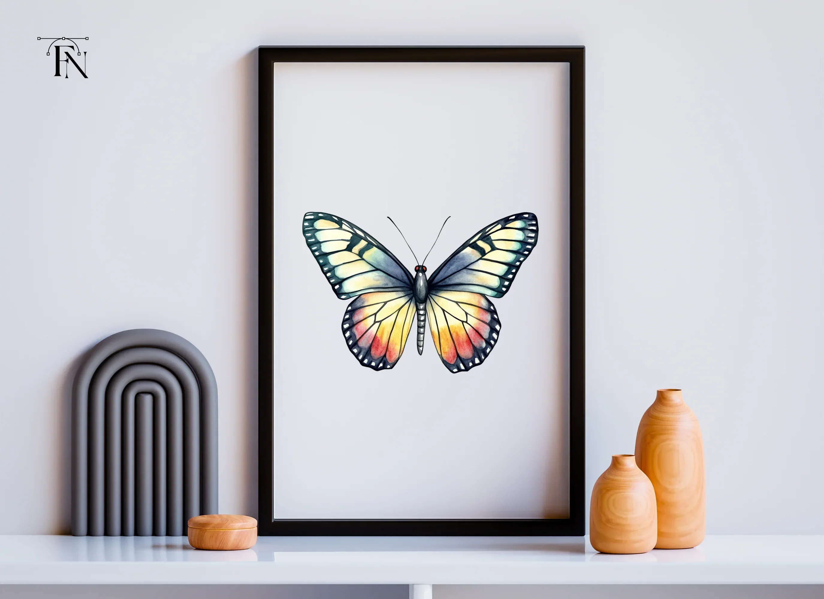 Colorful Butterfly Clipart Bundle - Image 3