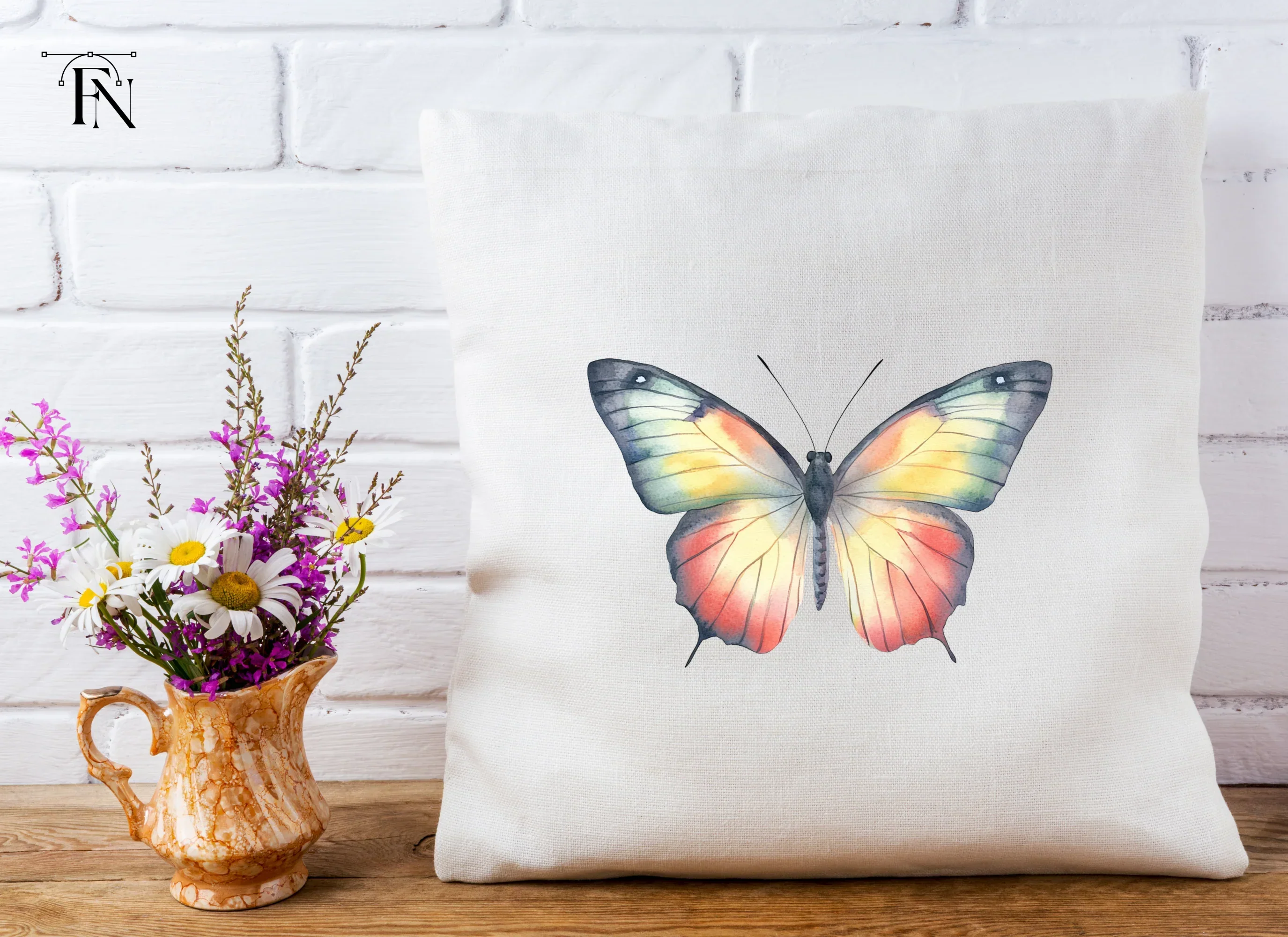 Colorful Butterfly Clipart Bundle - Image 4