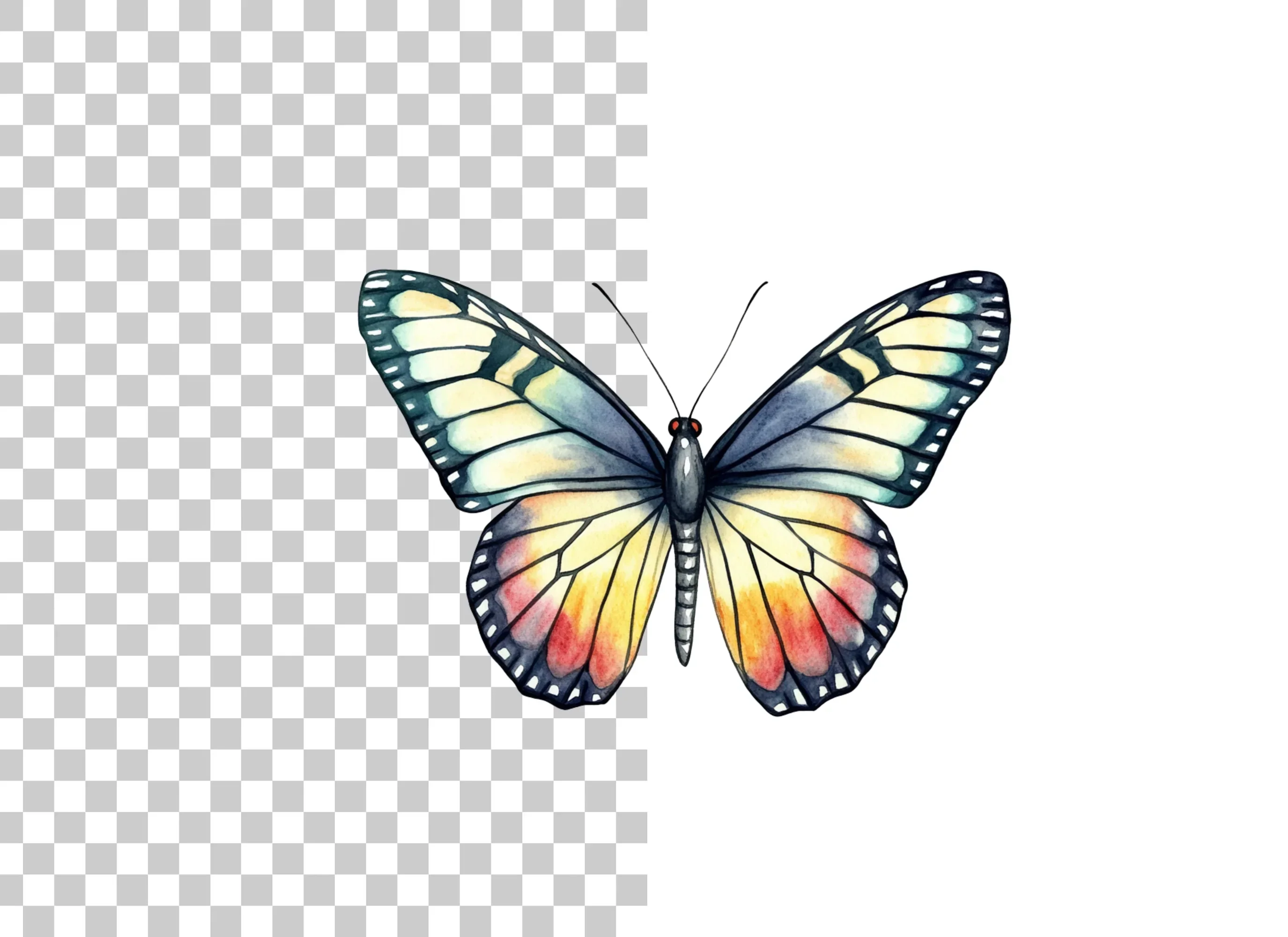 Colorful Butterfly Clipart Bundle - Image 6
