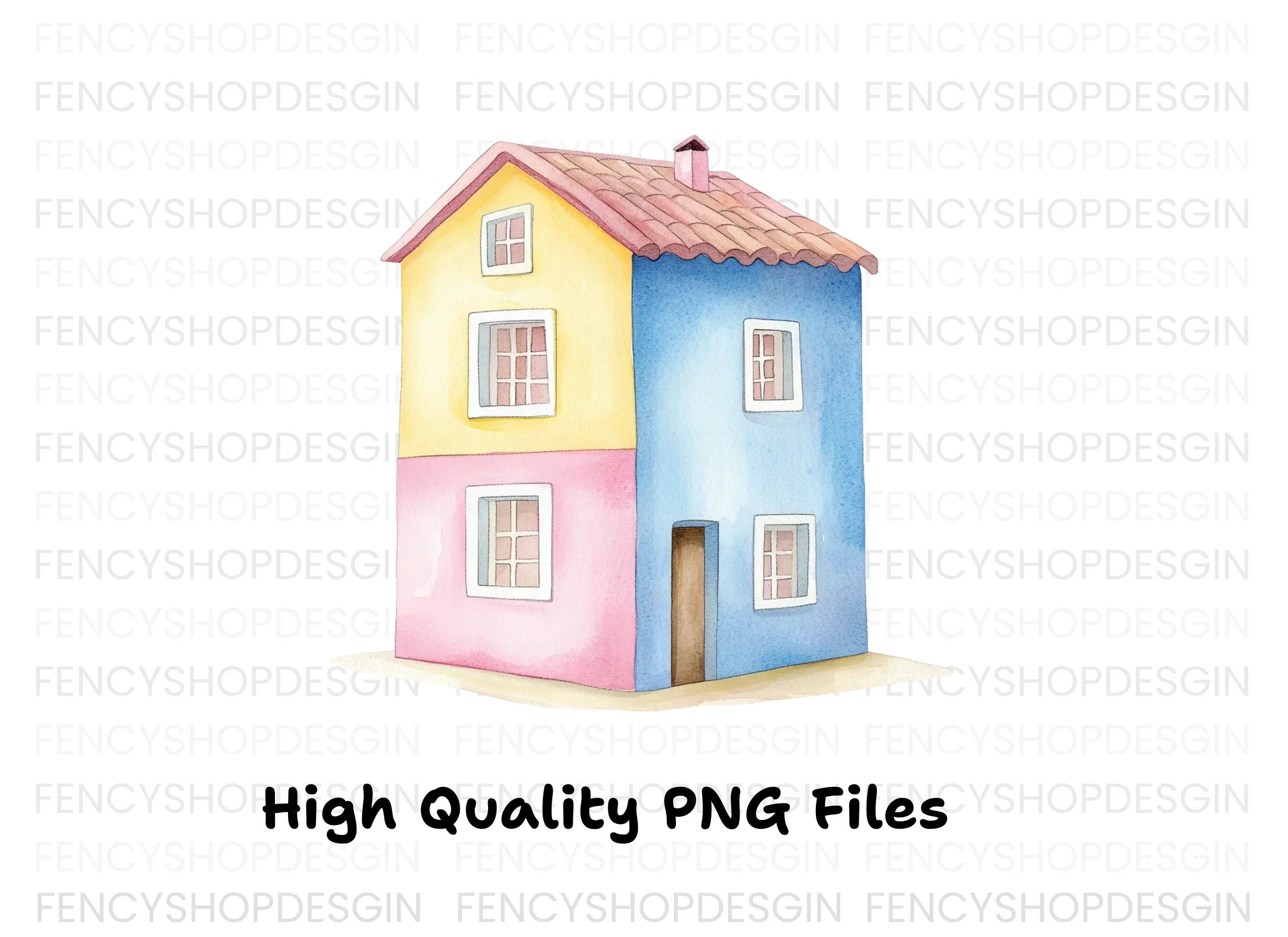 Colorful House Clipart Bundle - Image 2