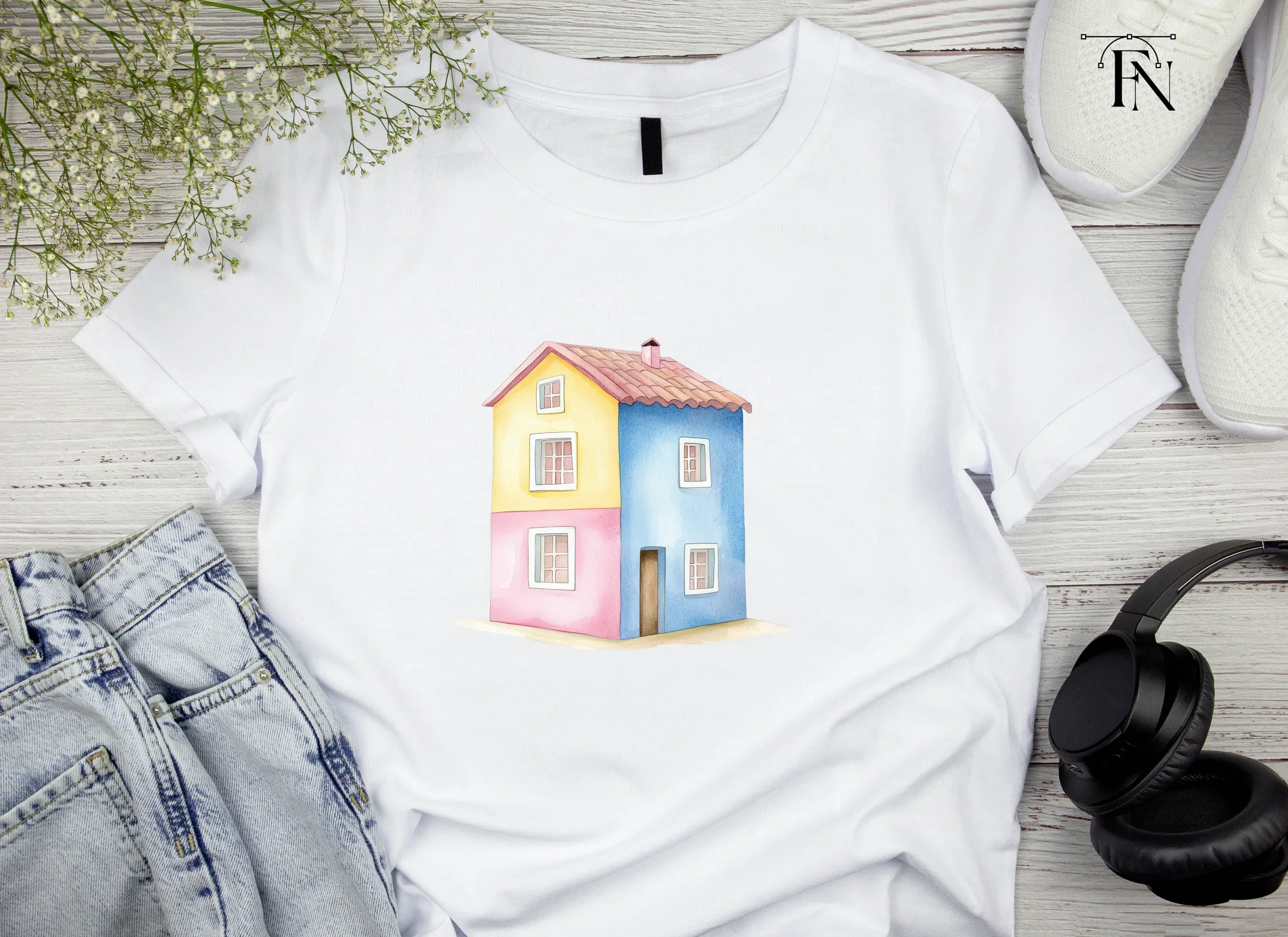 Colorful House Clipart Bundle - Image 5