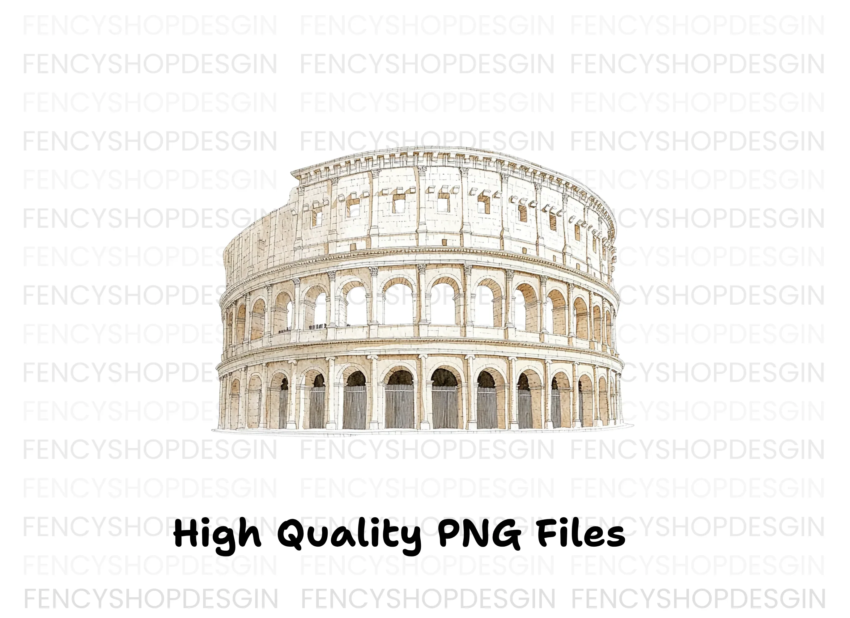 Colosseum Clipart Bundle - Image 3