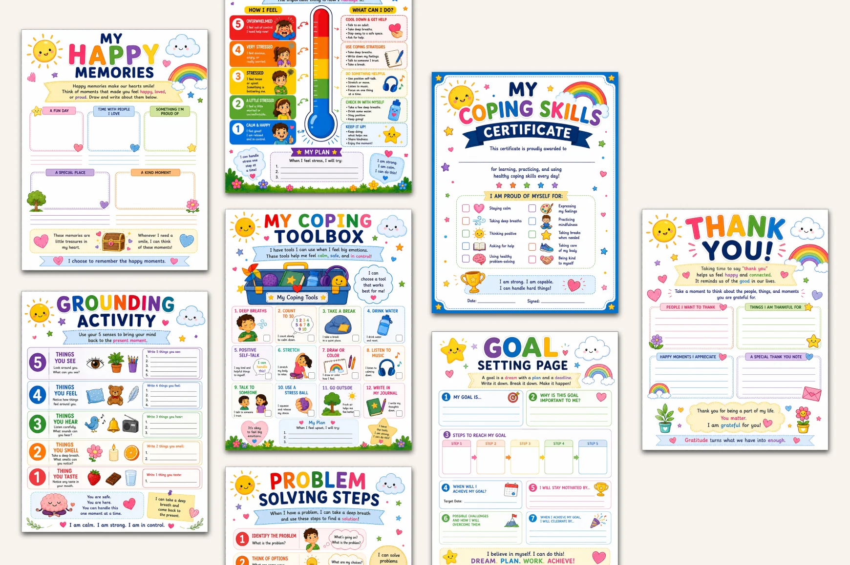 Coping Skills For Kids Workbook - Image 4