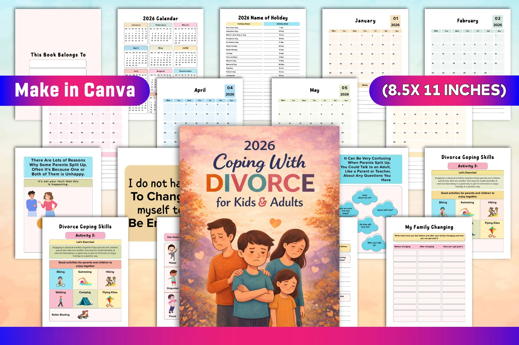 Coping With Divorce: Planner for Kids and Adults - Image 2