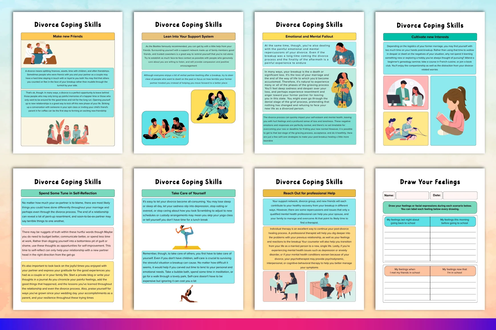 Coping With Divorce: Planner for Kids and Adults - Image 4