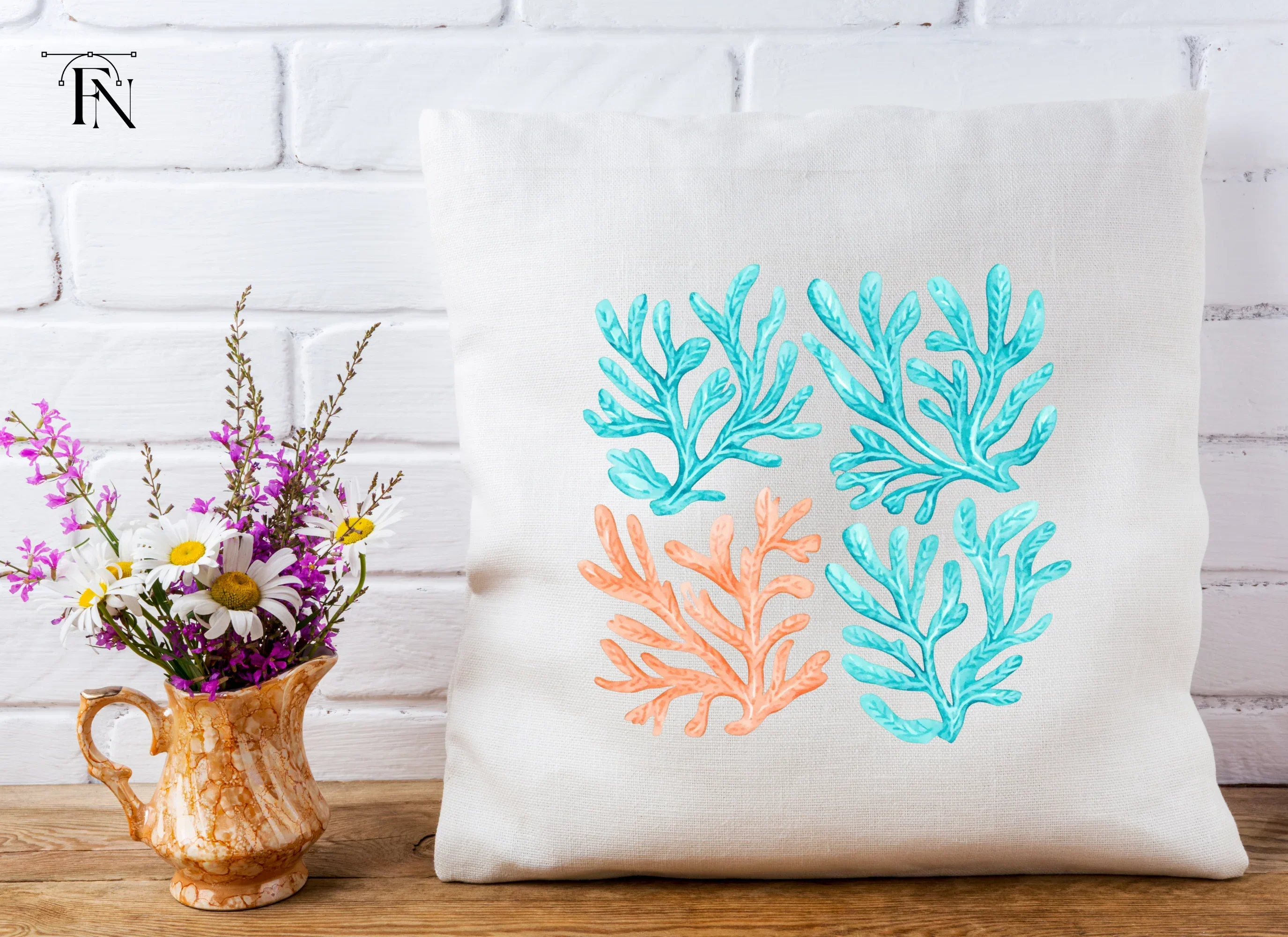 Coral Branches Clipart Bundle - Image 4