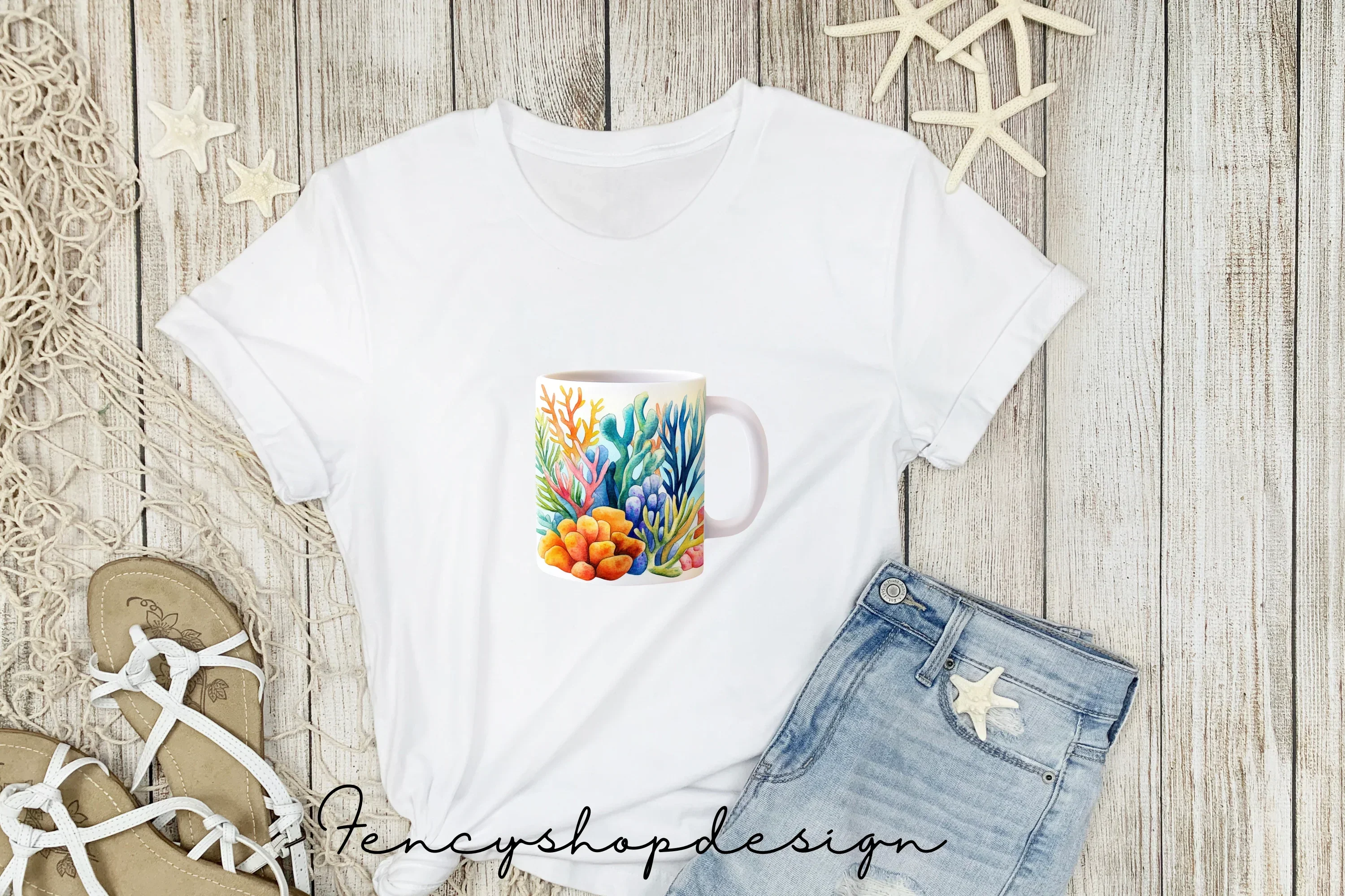 Coral Reef Ocean Clipart Bundle - Image 4
