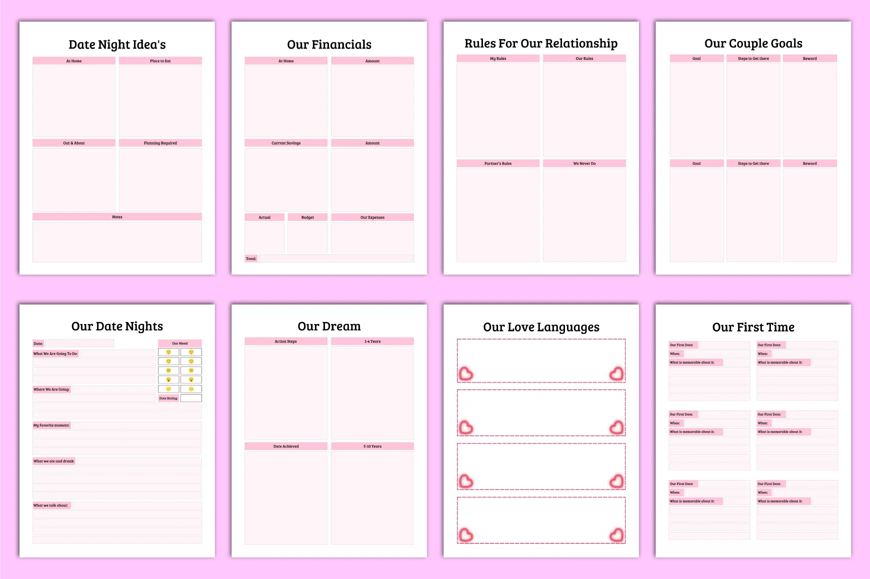 Couple's 50 Question Planner - Image 3