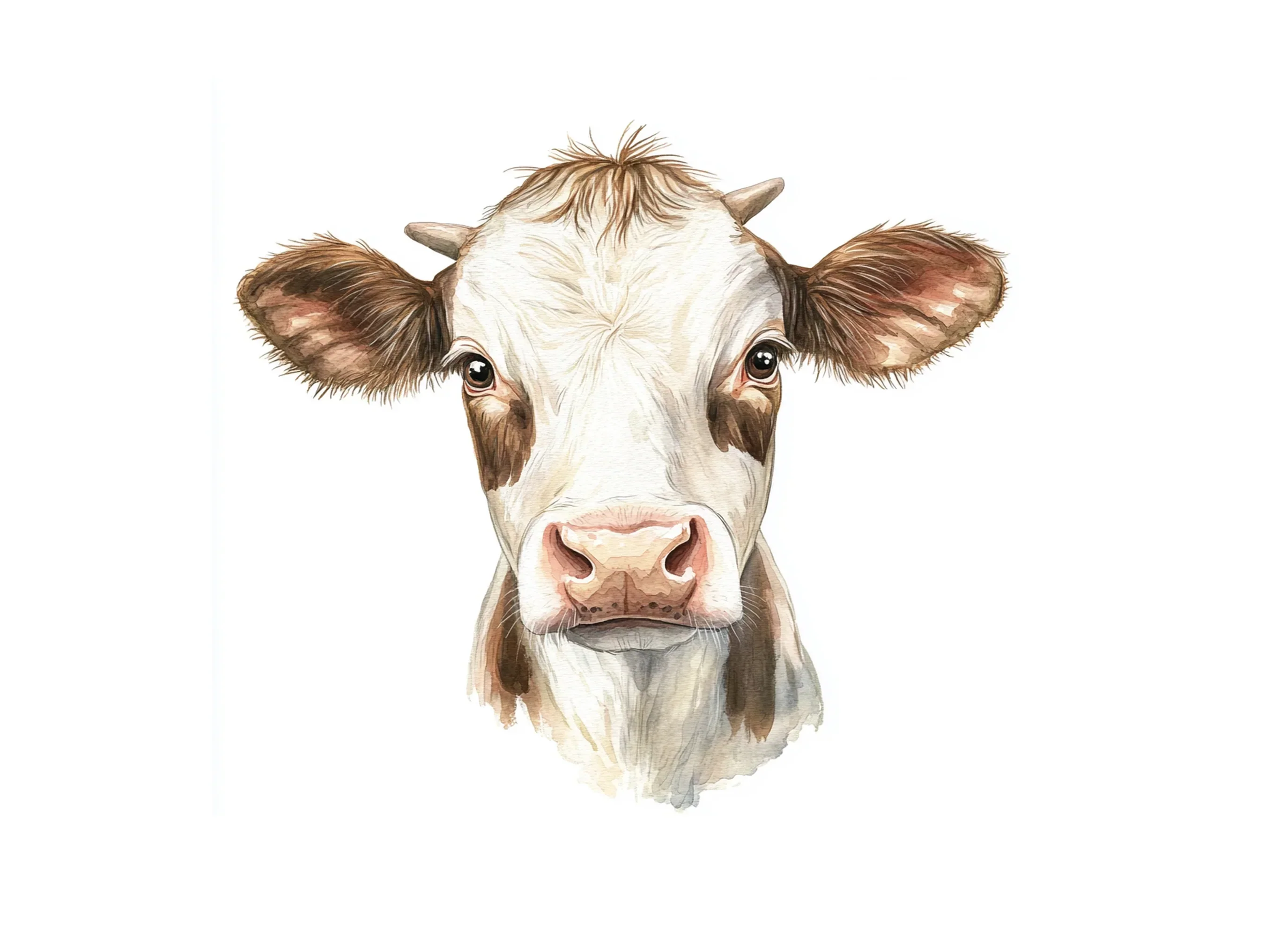 Cow Head Clipart Bundle - Image 3