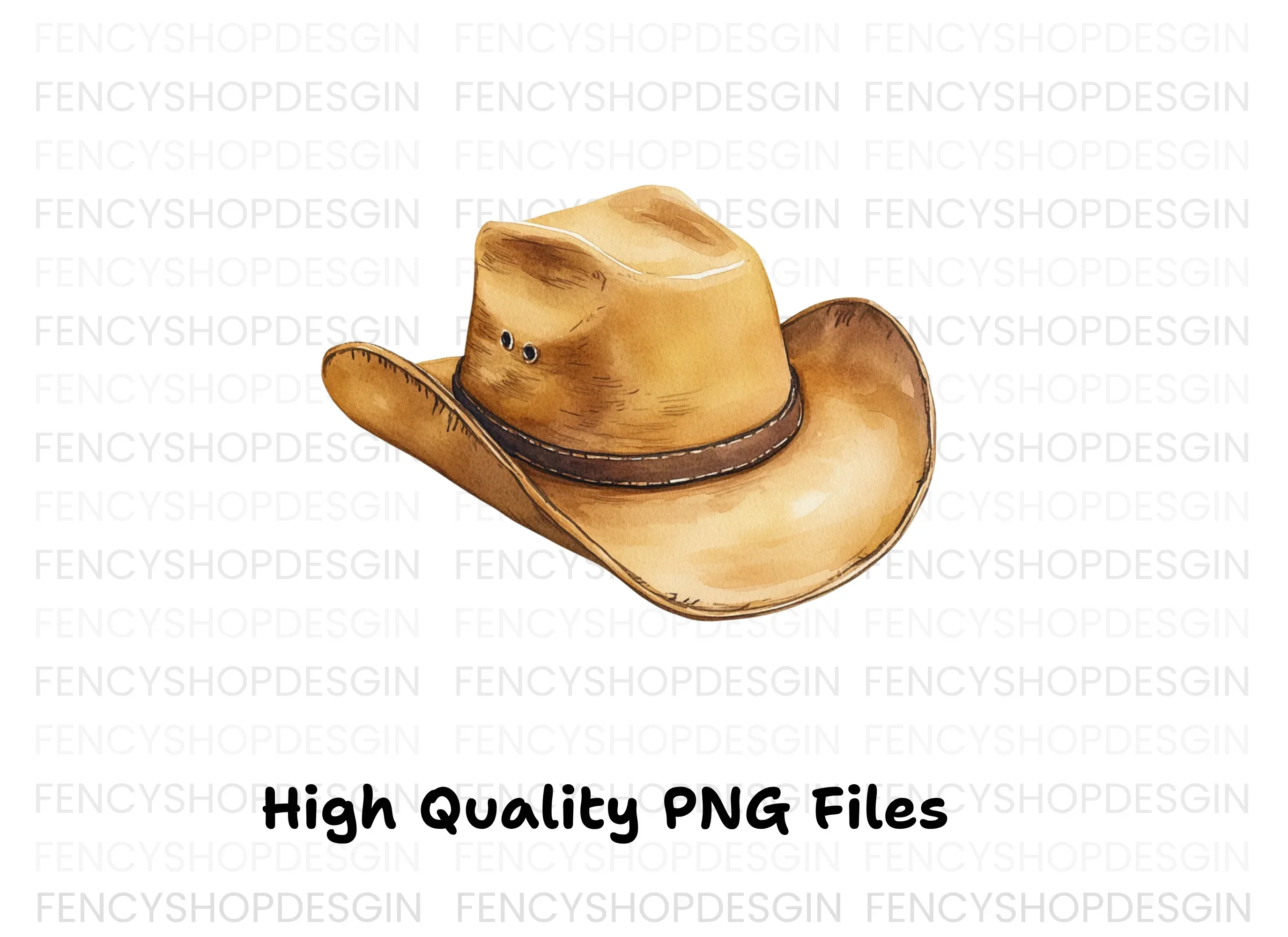 Cowboy Hat Clipart Bundle - Image 3