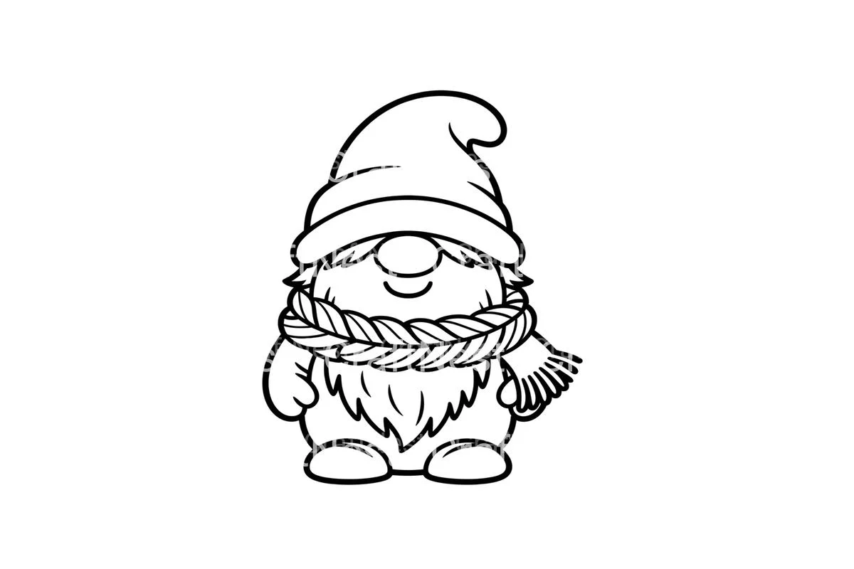 Cozy Autumn Gnomes Coloring Books - Image 2