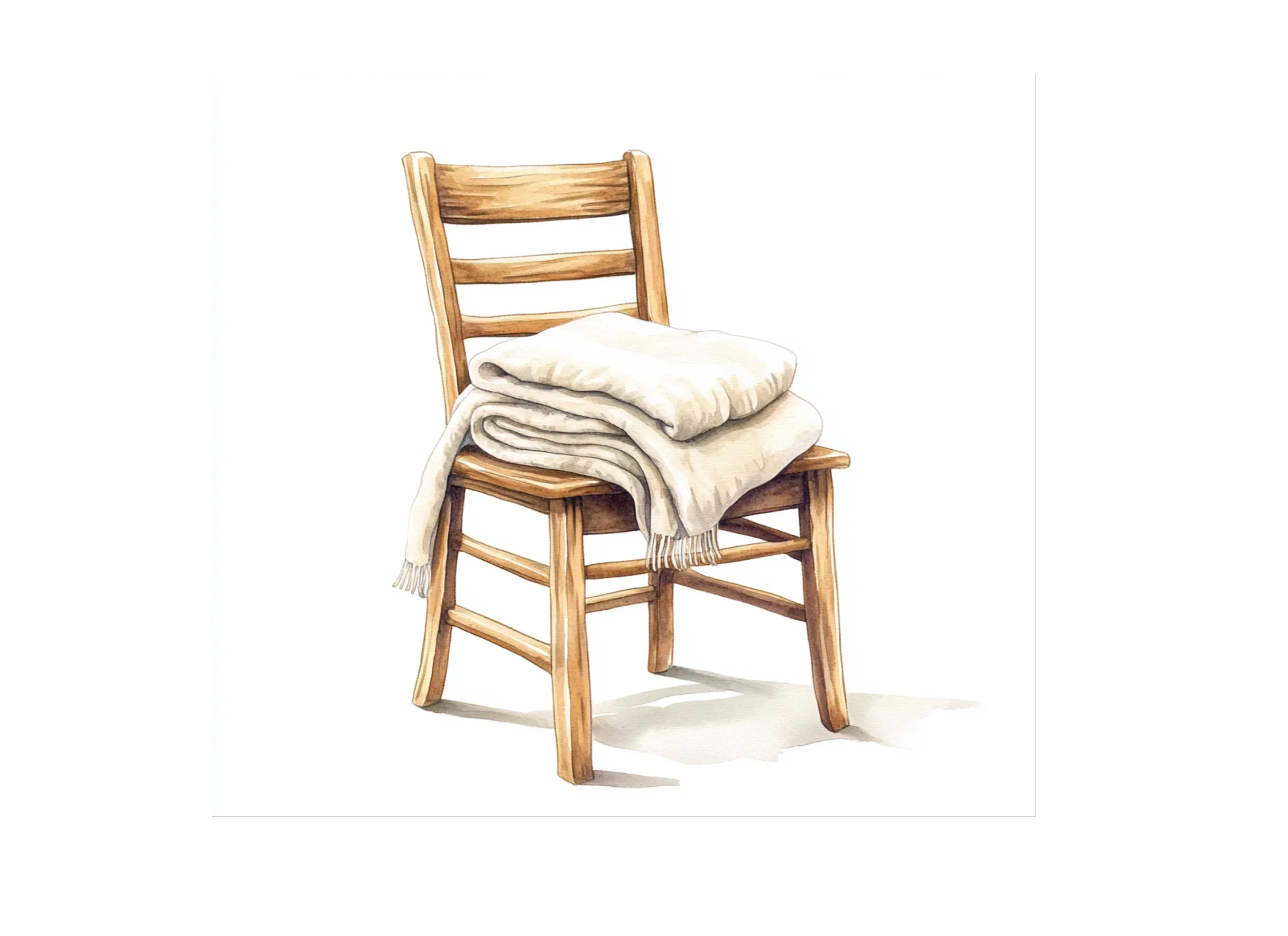 Cozy Chairs with Blankets Clipart Bundle - Image 3