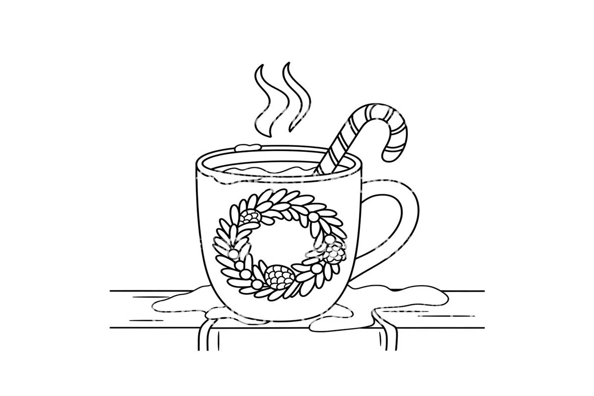 Cozy Christmas Coloring Books - Image 3