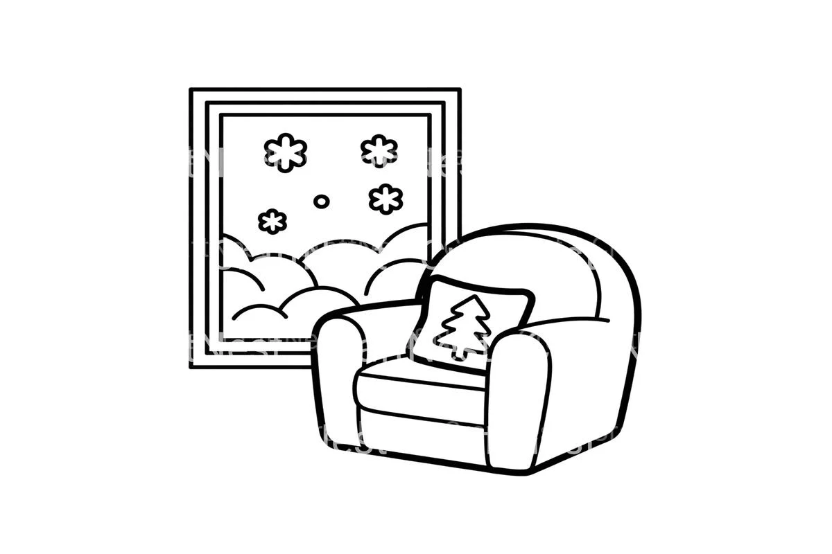 Cozy Winter Window Coloring Books - Image 4