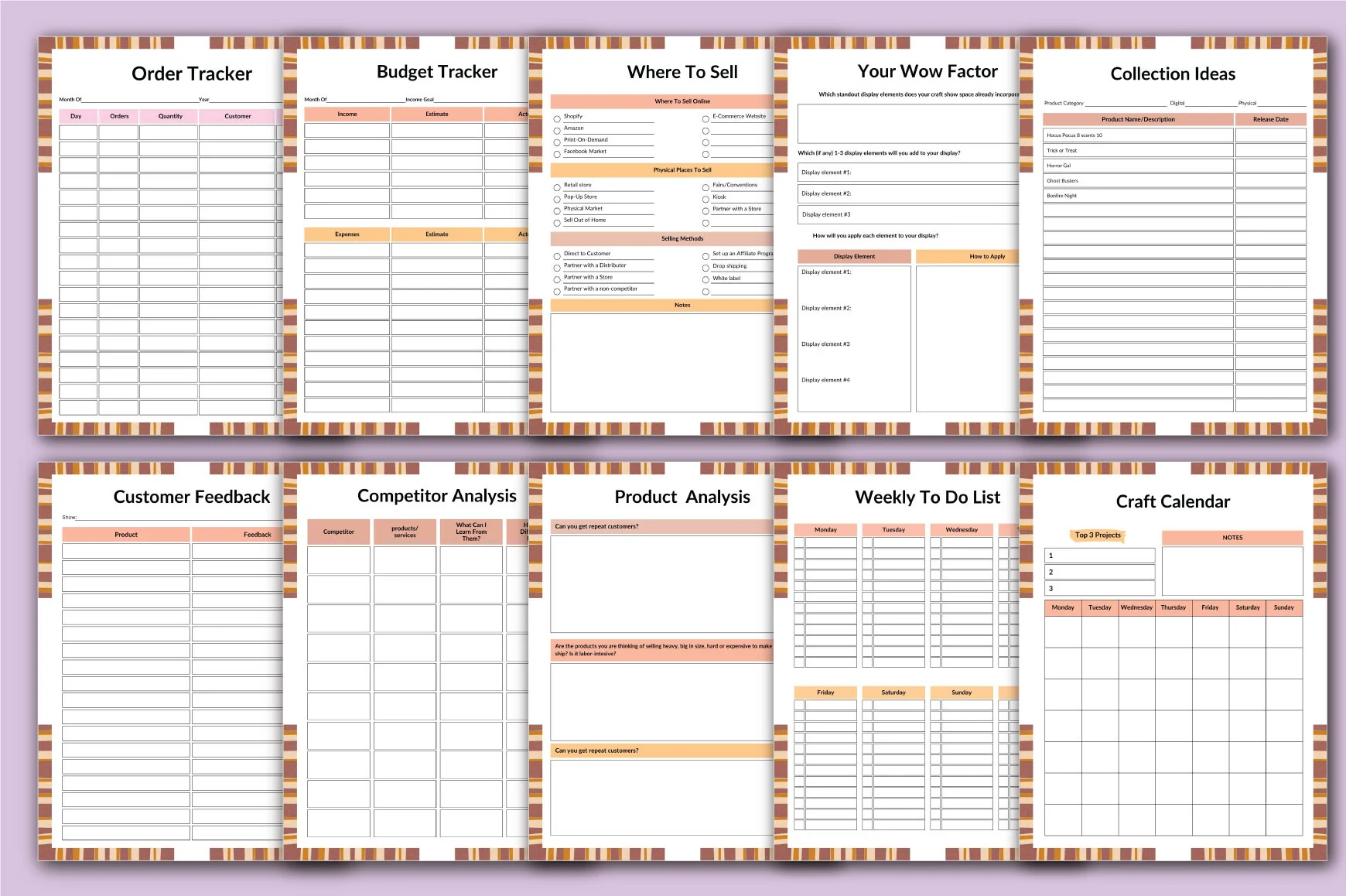 Craft Business Planner: Essential Planning Tool - Image 2