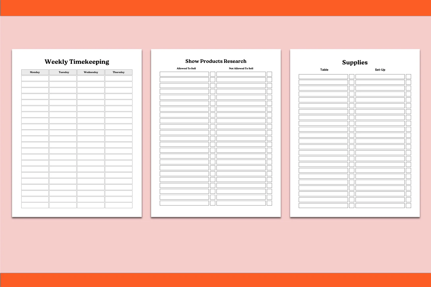 Craft Fair Planner - Image 4
