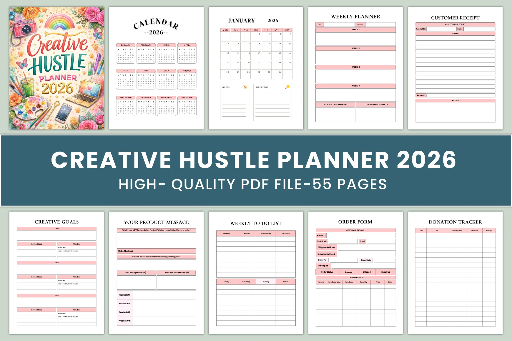 Creative Hustle Planner