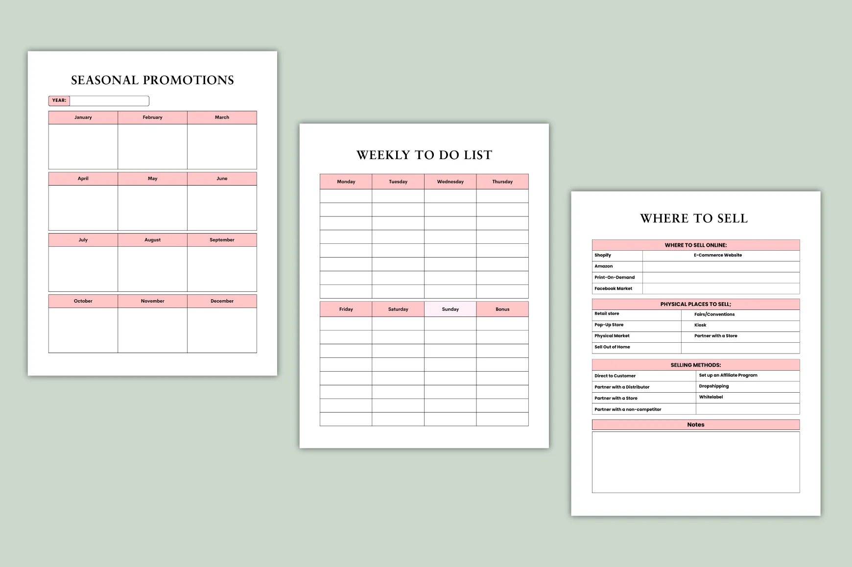 Creative Hustle Planner - Image 2